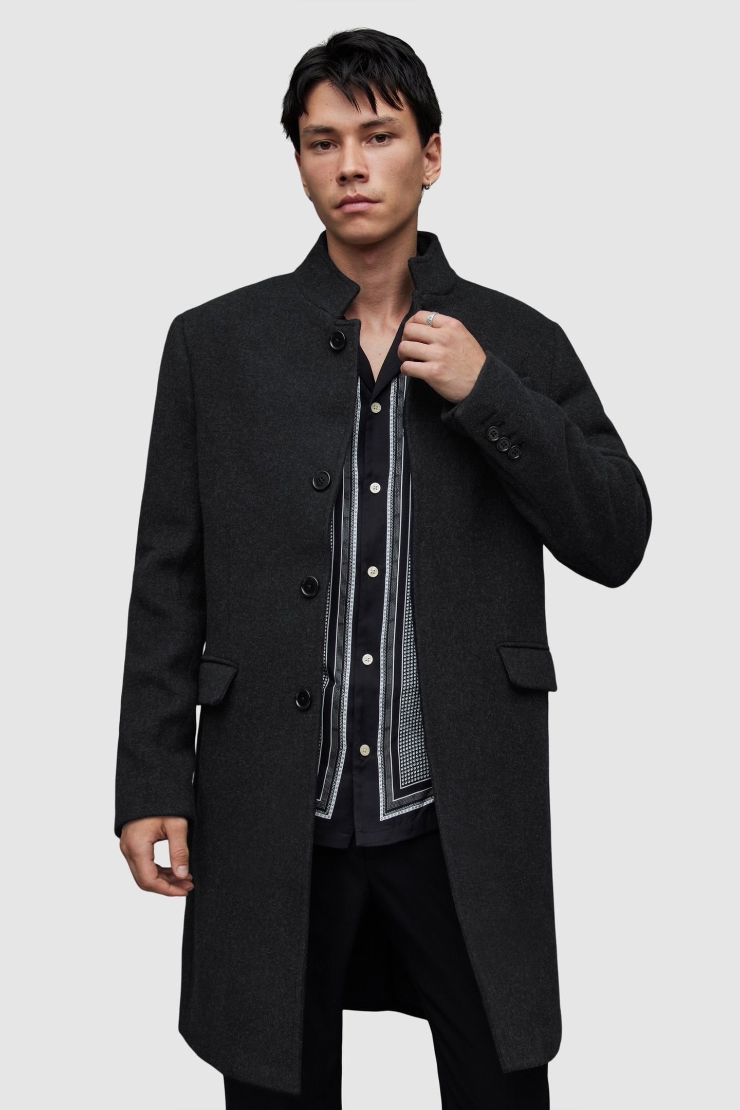 STRUMMER COAT DARK CHARCOAL 1