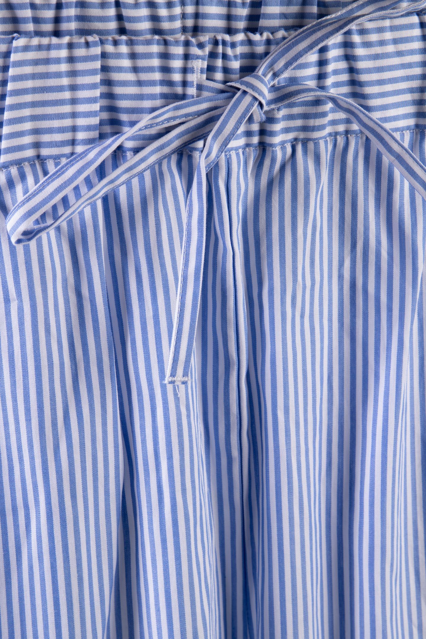 LENNON POPLIN PAJAMA TROUSERS BLUE 5