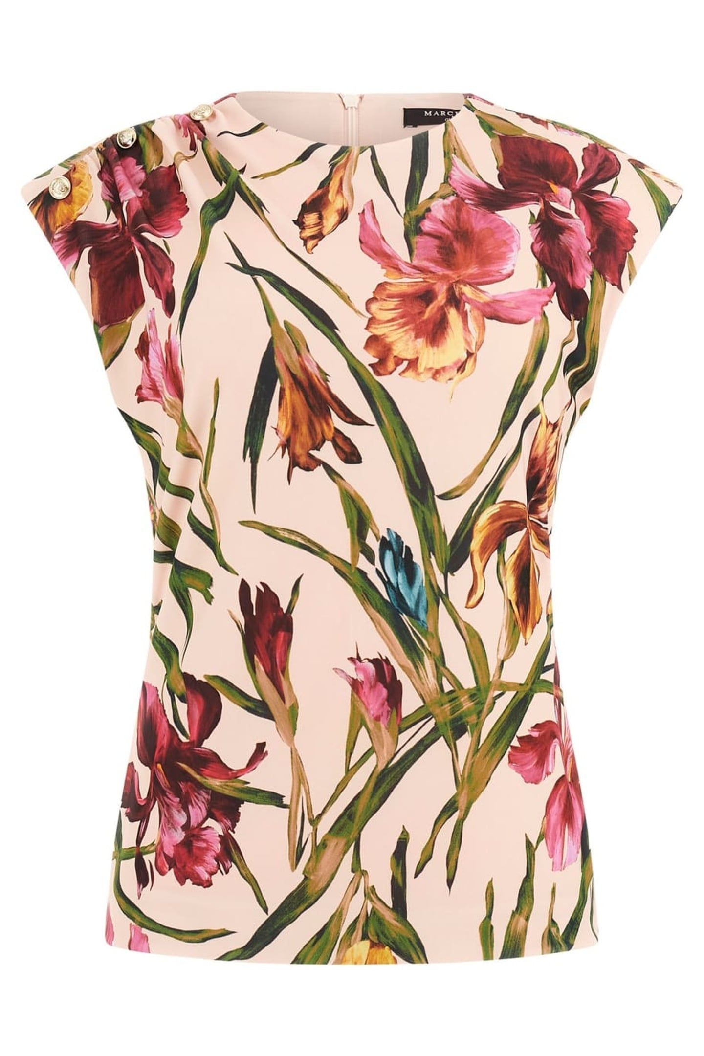REMI SL DRAPED TOP P IRIS MOON BLUSH BREE 1