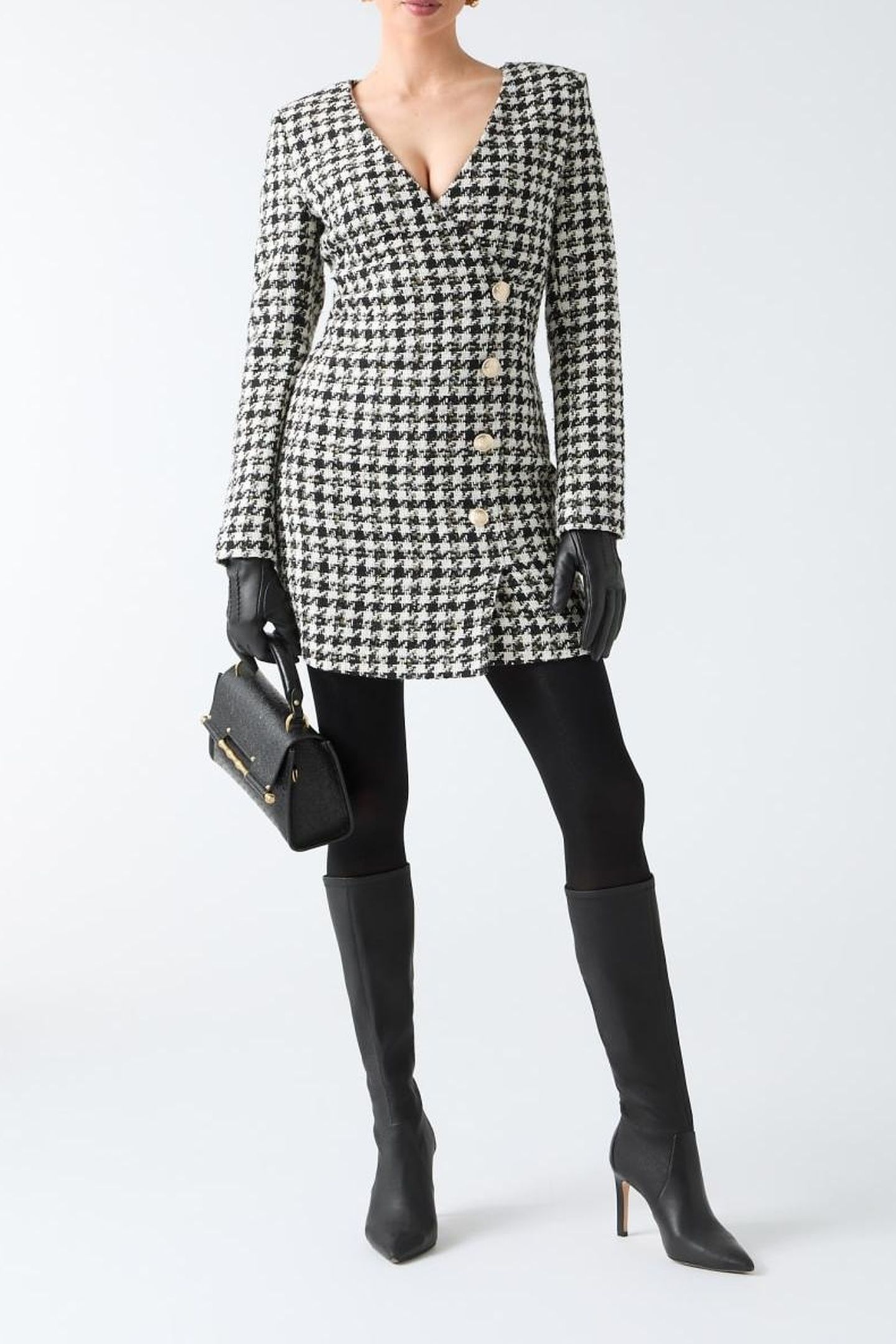 SEVILLA DRESS JET BLACK MULTI 2