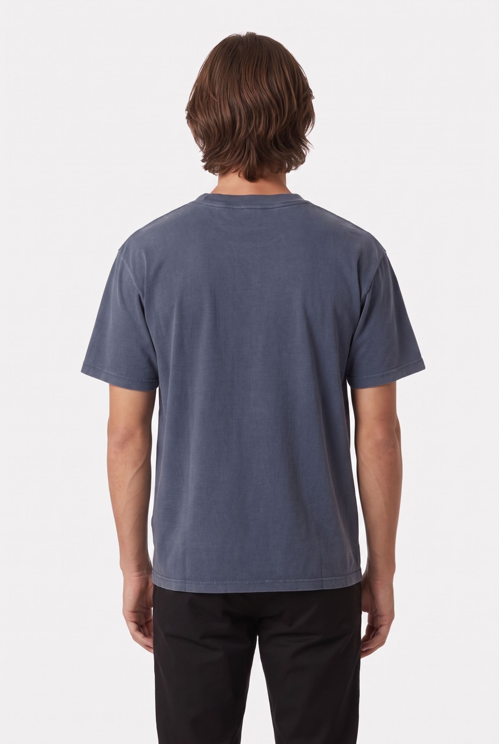 SHORT-SLEEVED T-SHIRT WITH PRINT DARK BLUE 2