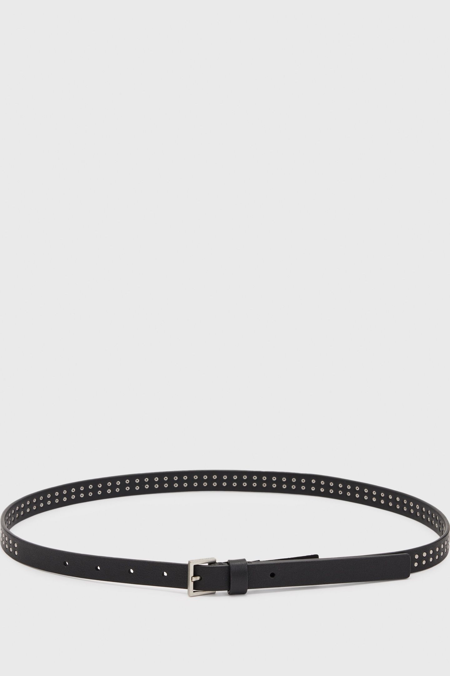 PENNY SKINNY BELT BLK/ANTIQUE NICKEL 2