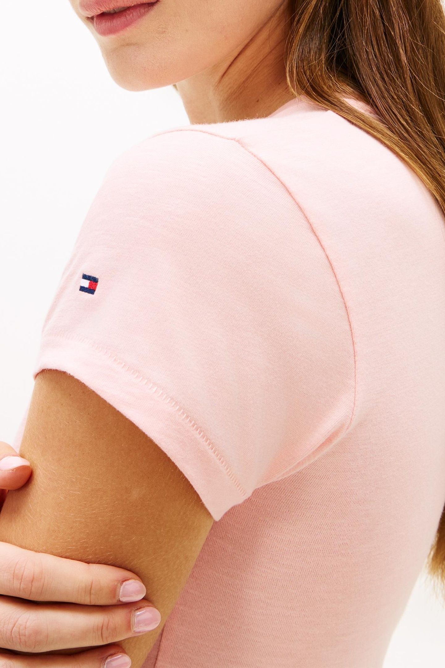 CO SLUB SLIM SS TEE SOFT ROSE 5