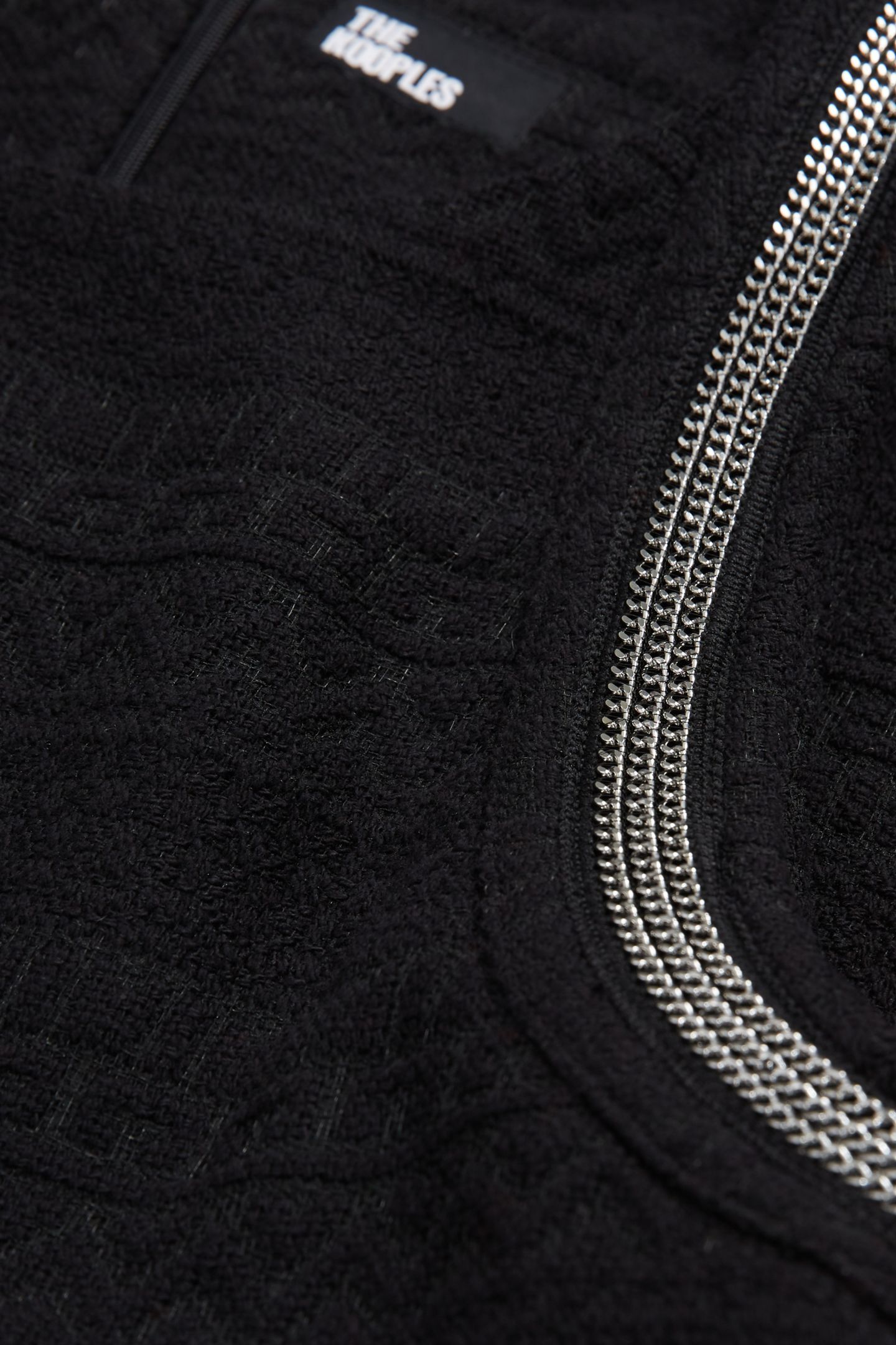 SLEEVELESS DRESS WITH CHAINS BLACK 7