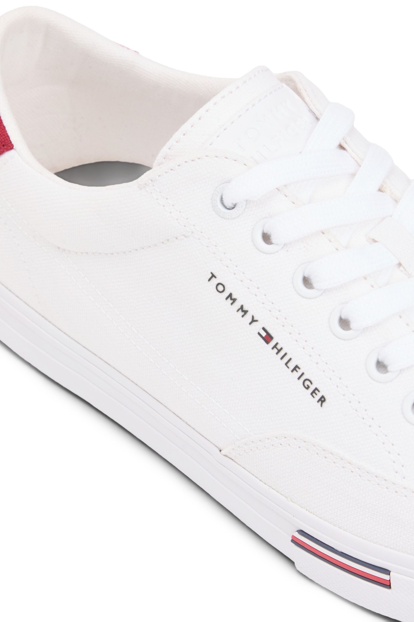 CANVAS SIGNATURE MIDSOLE TRAINERS WHITE 6