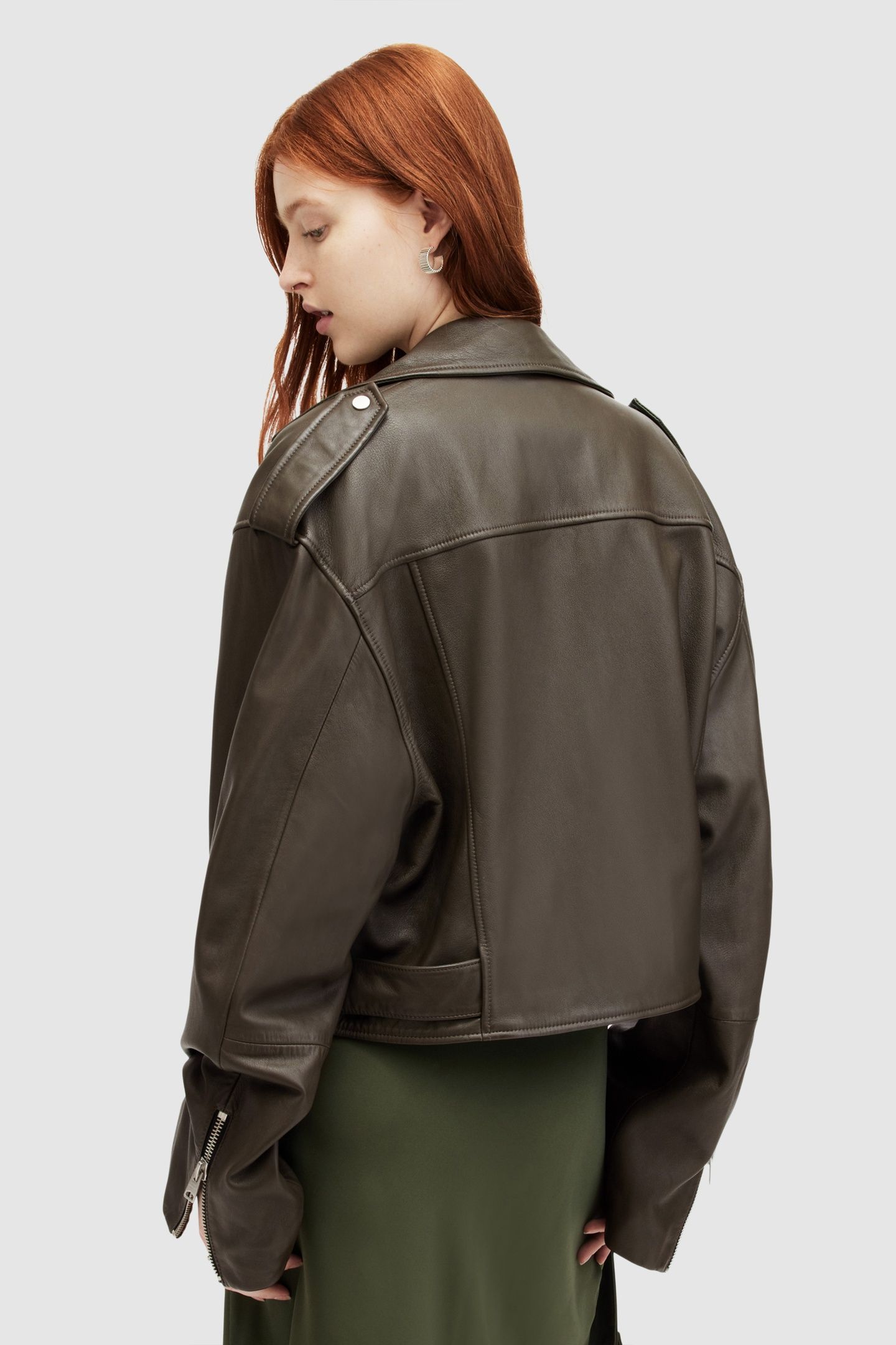 DAYLE BIKER ARMY GREEN 6