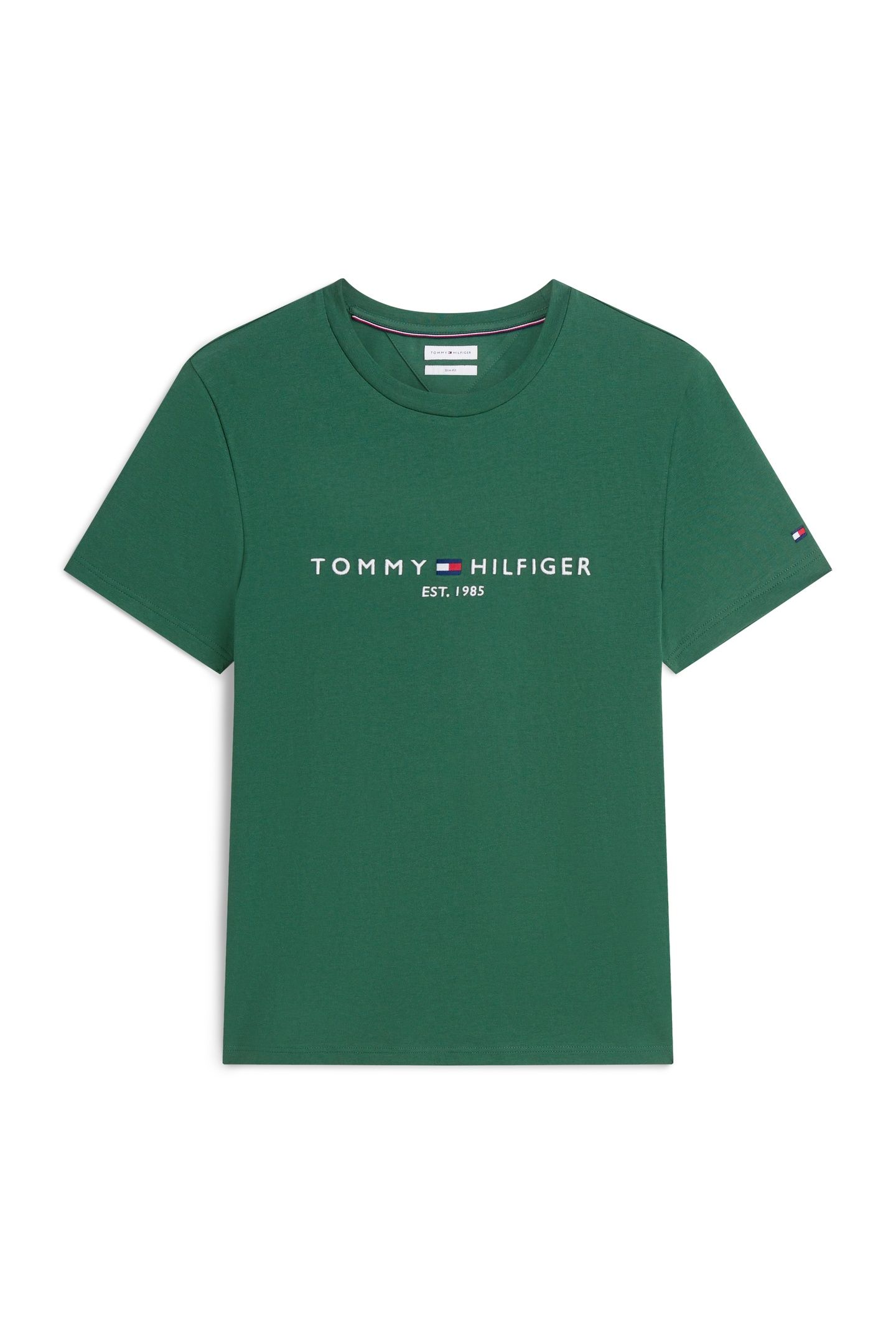 TOMMY LOGO TEE STREET GREEN 4