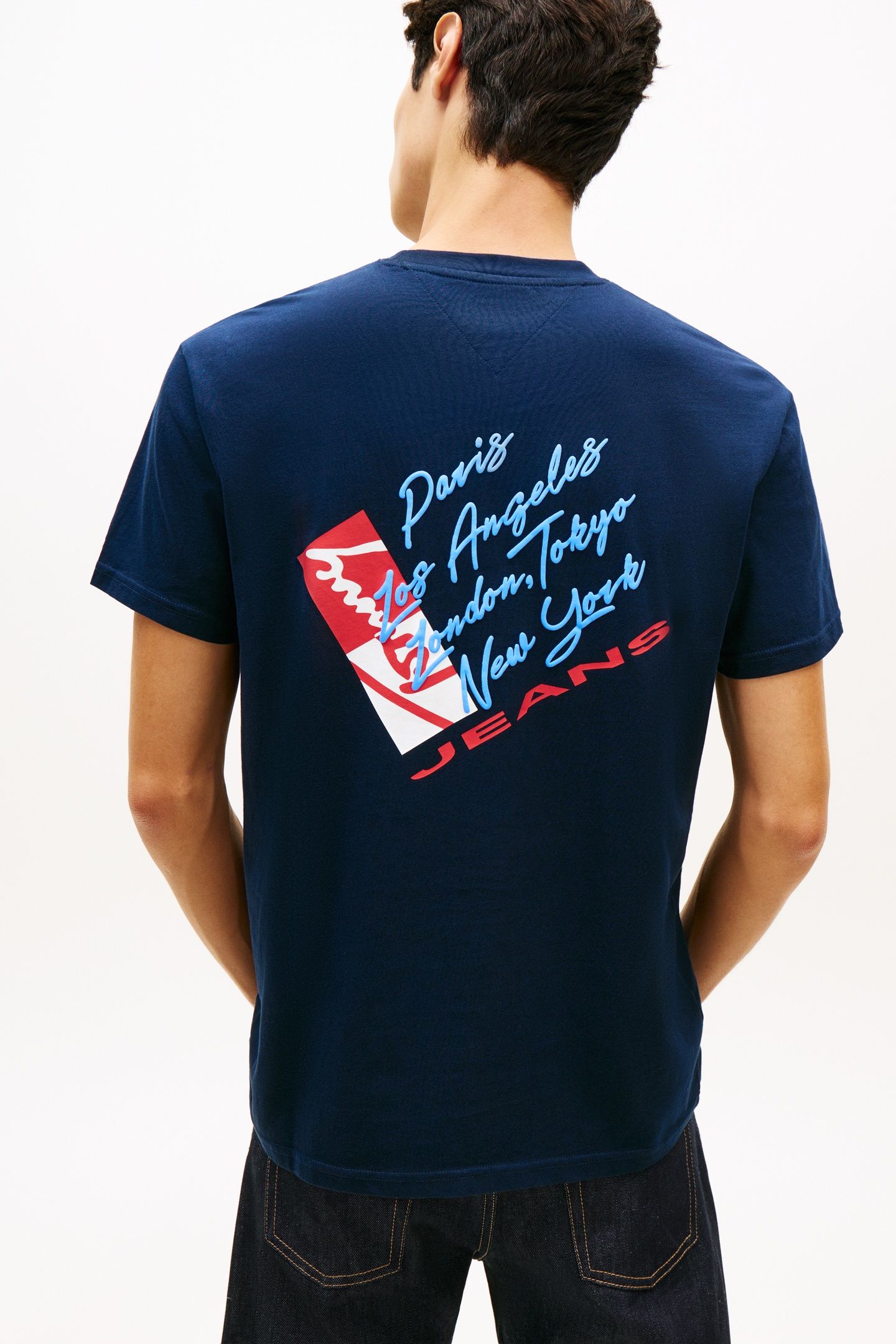 REGULAR SIGNATURE SHIFT T-SHIRT DARK NIGHT NAVY 2
