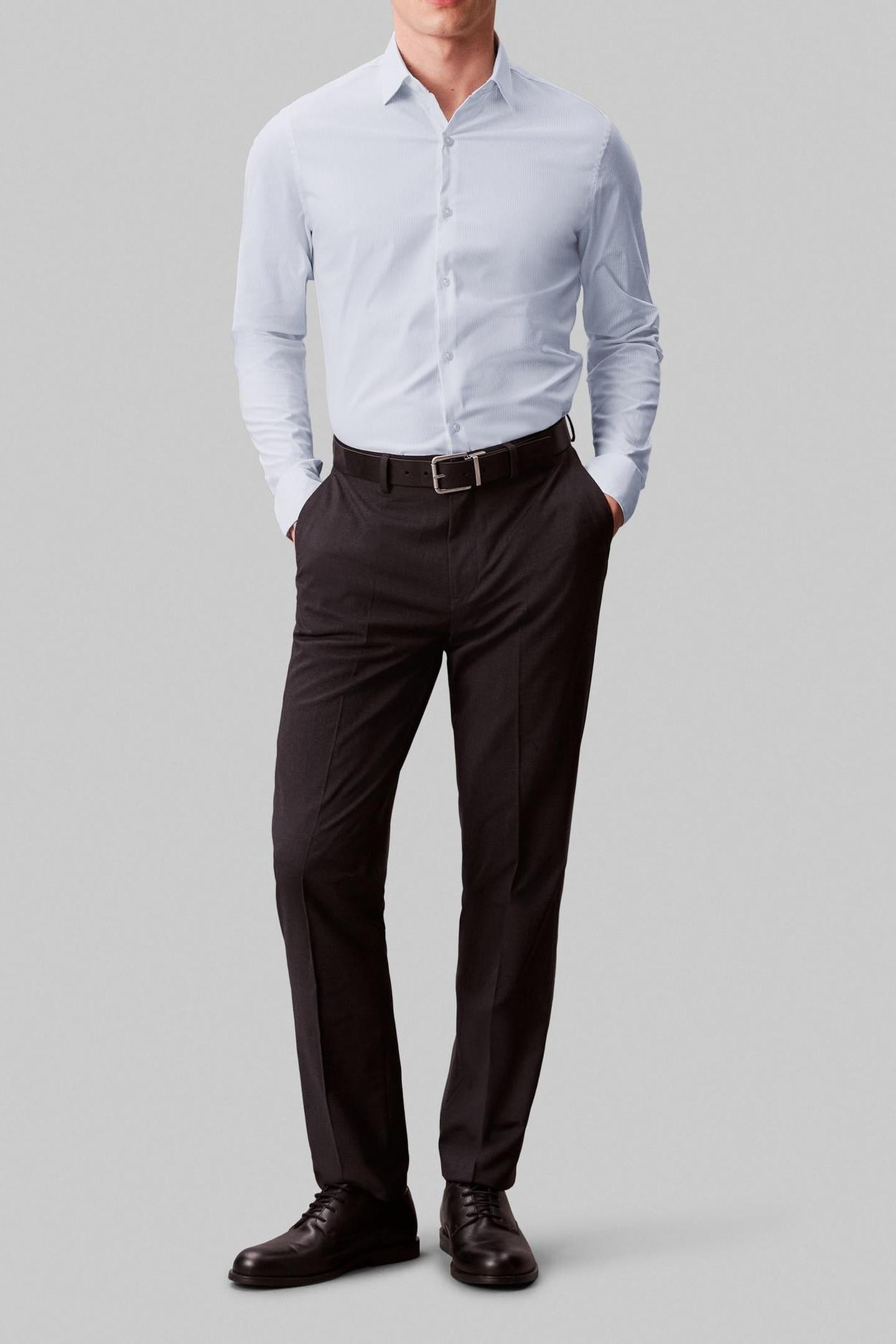 SLIM FIT KINETIC STRETCH SHIRT STREAM 1