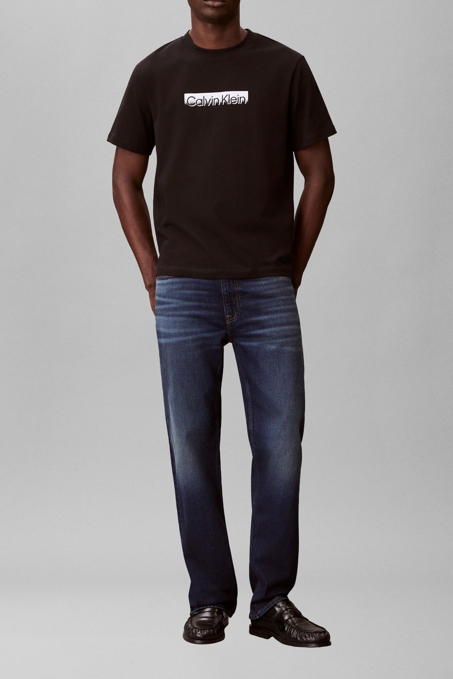 SS 20S TONAL METALLIC TEE BLACK 1