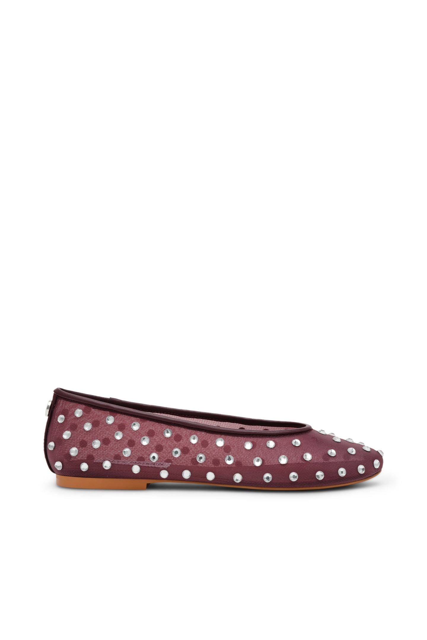 VIV FLAT SHOES DARK CHERRY LACQ 1