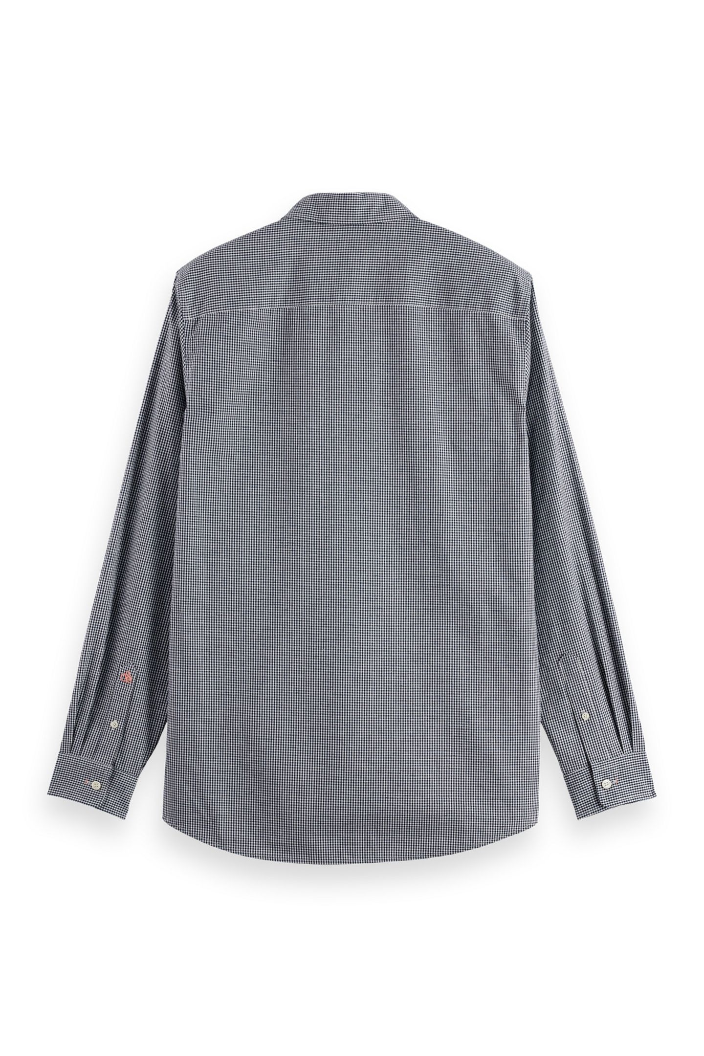 MICRO-CHECK POPLIN SHIRT PEACOAT MICRO CHECK 4