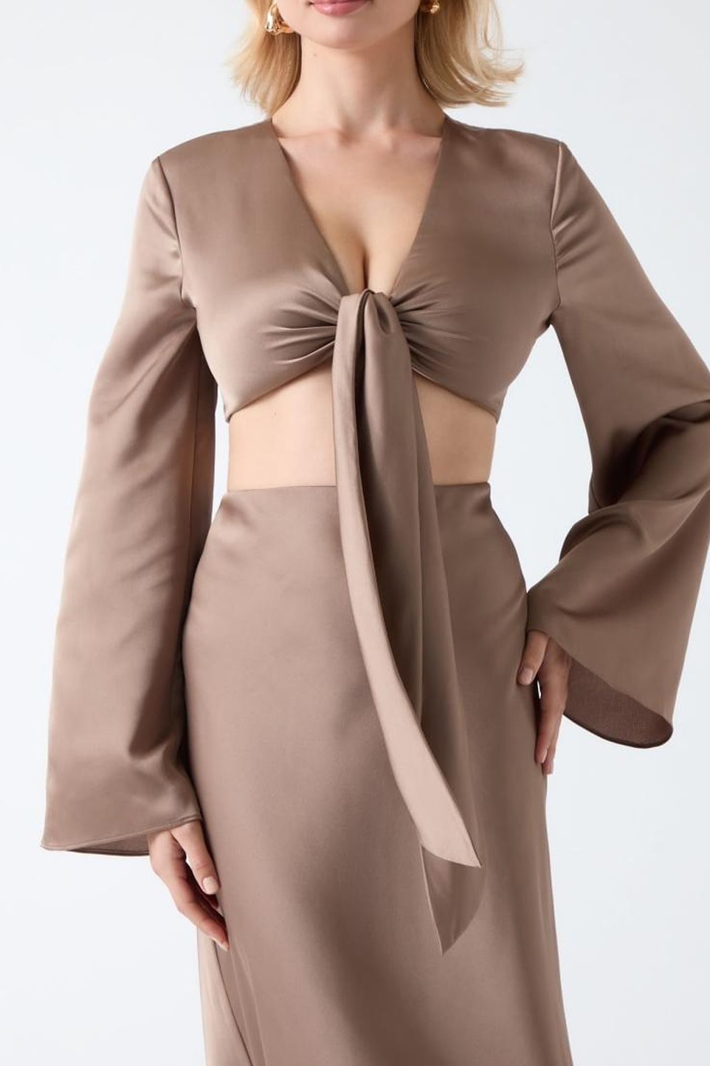 MONICA LS TOP BUFF TAUPE 5