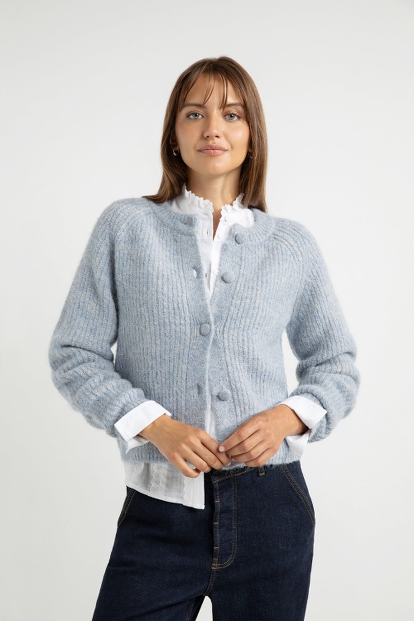 ABIGAIL CARDIGAN LIGHT BLUE 2