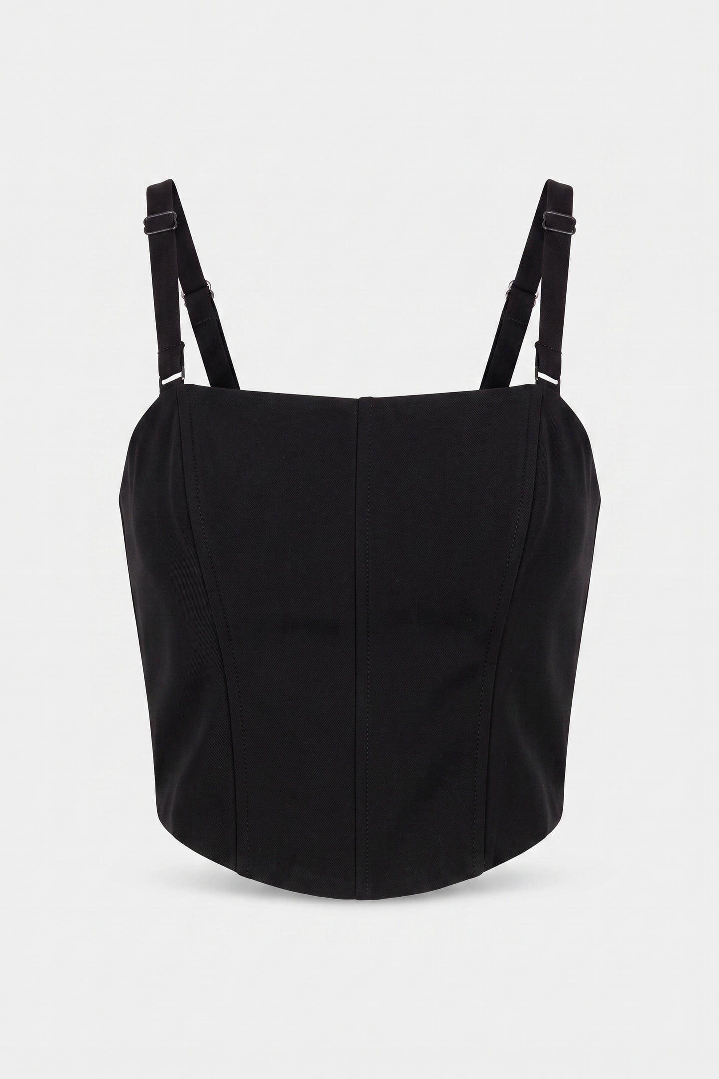 GUESS ECO RAISSA BUSTIER TOP JET BLACK A996 3