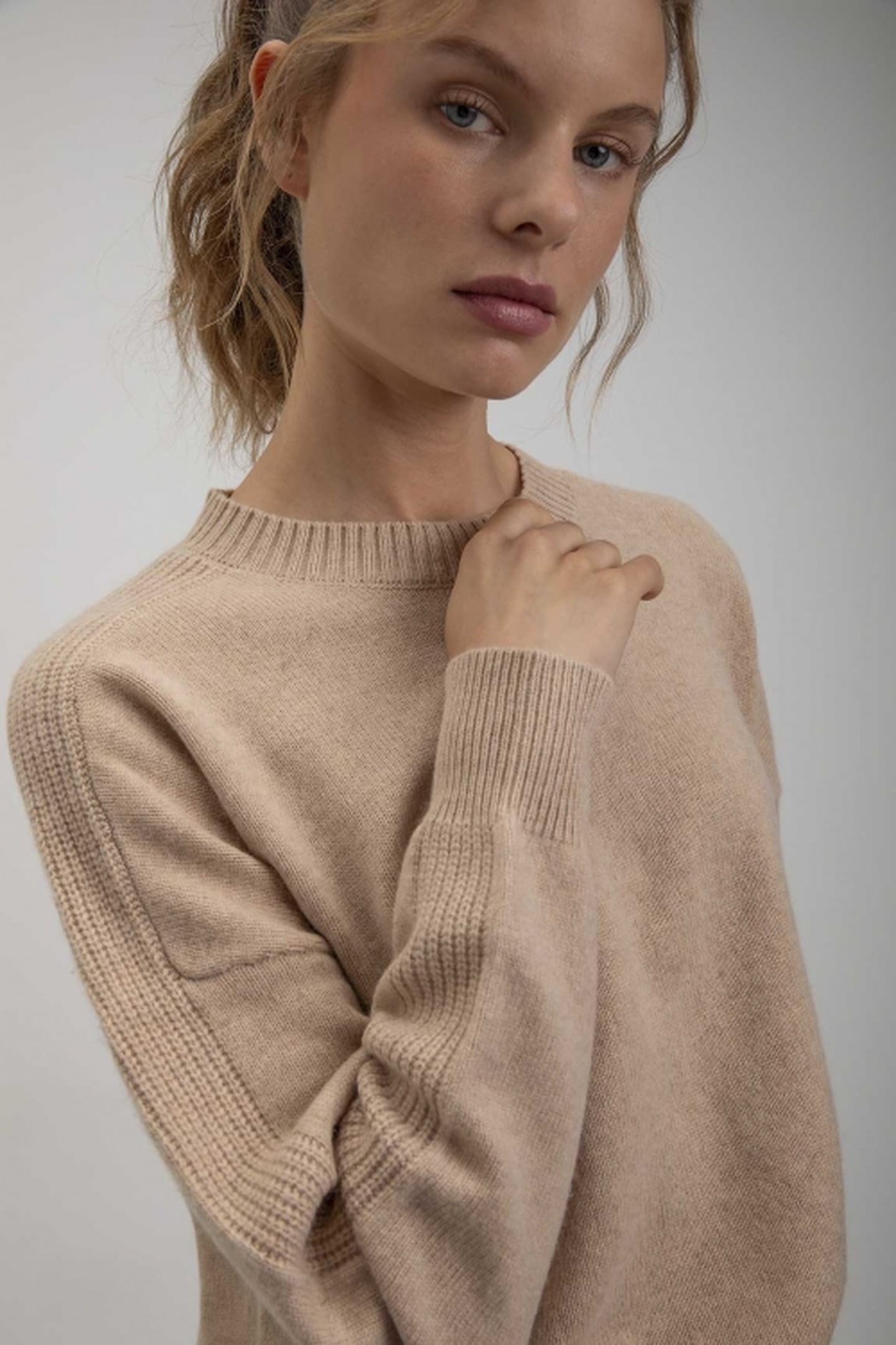 SKIP SWEATER SAND 2