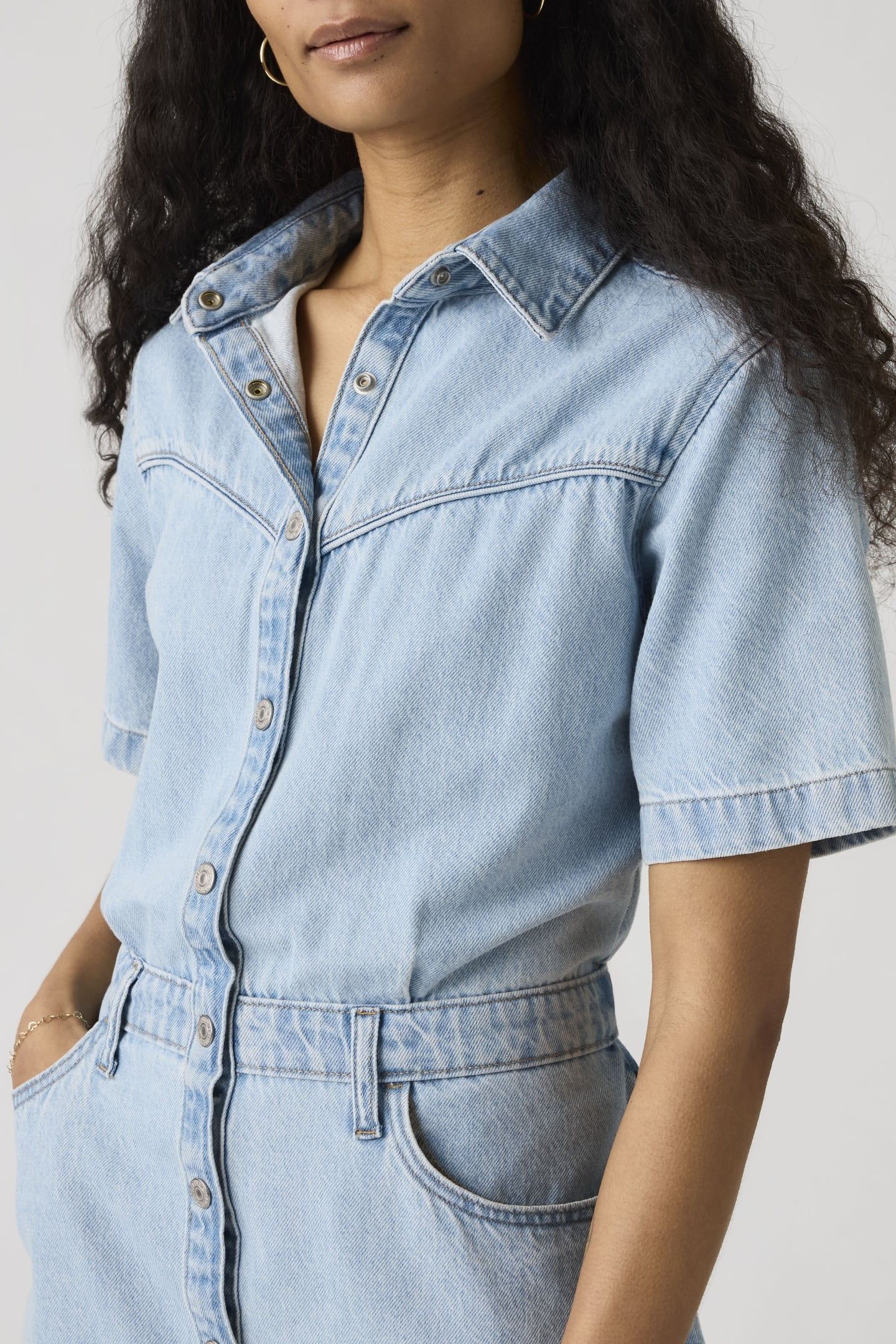SHORT SLEEVE LOGAN WESTERN DRESS 5