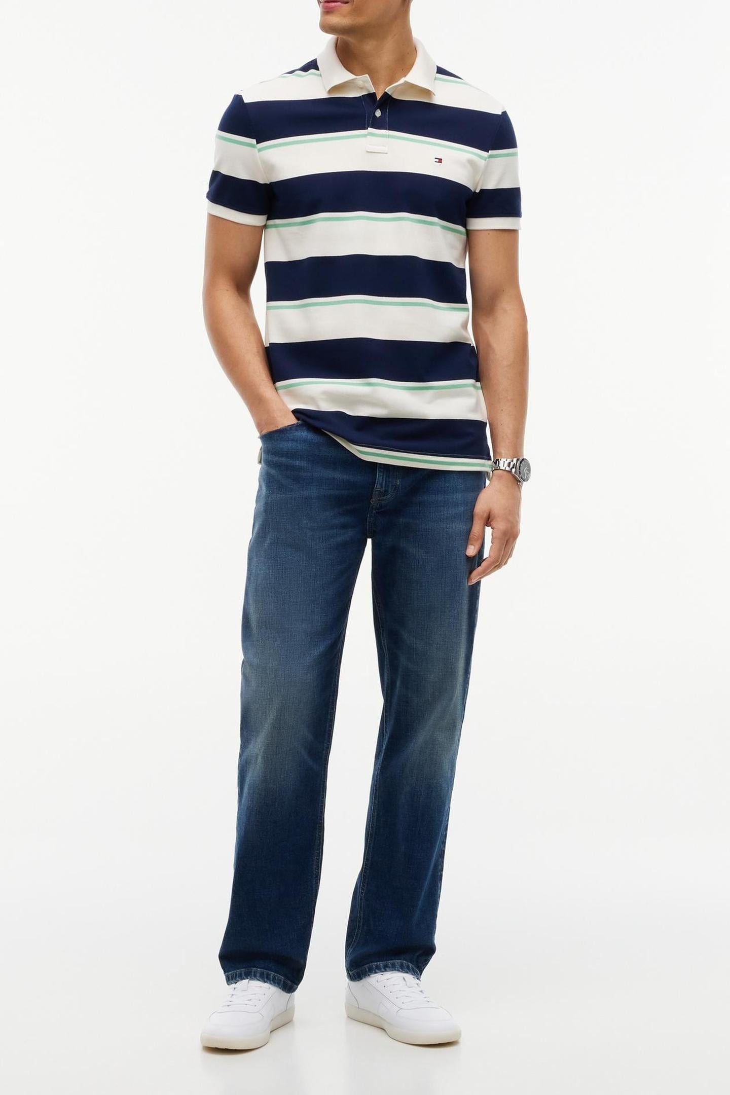 VARIED ROADMAP STRIPE CARBON NAVY/MULTI 1