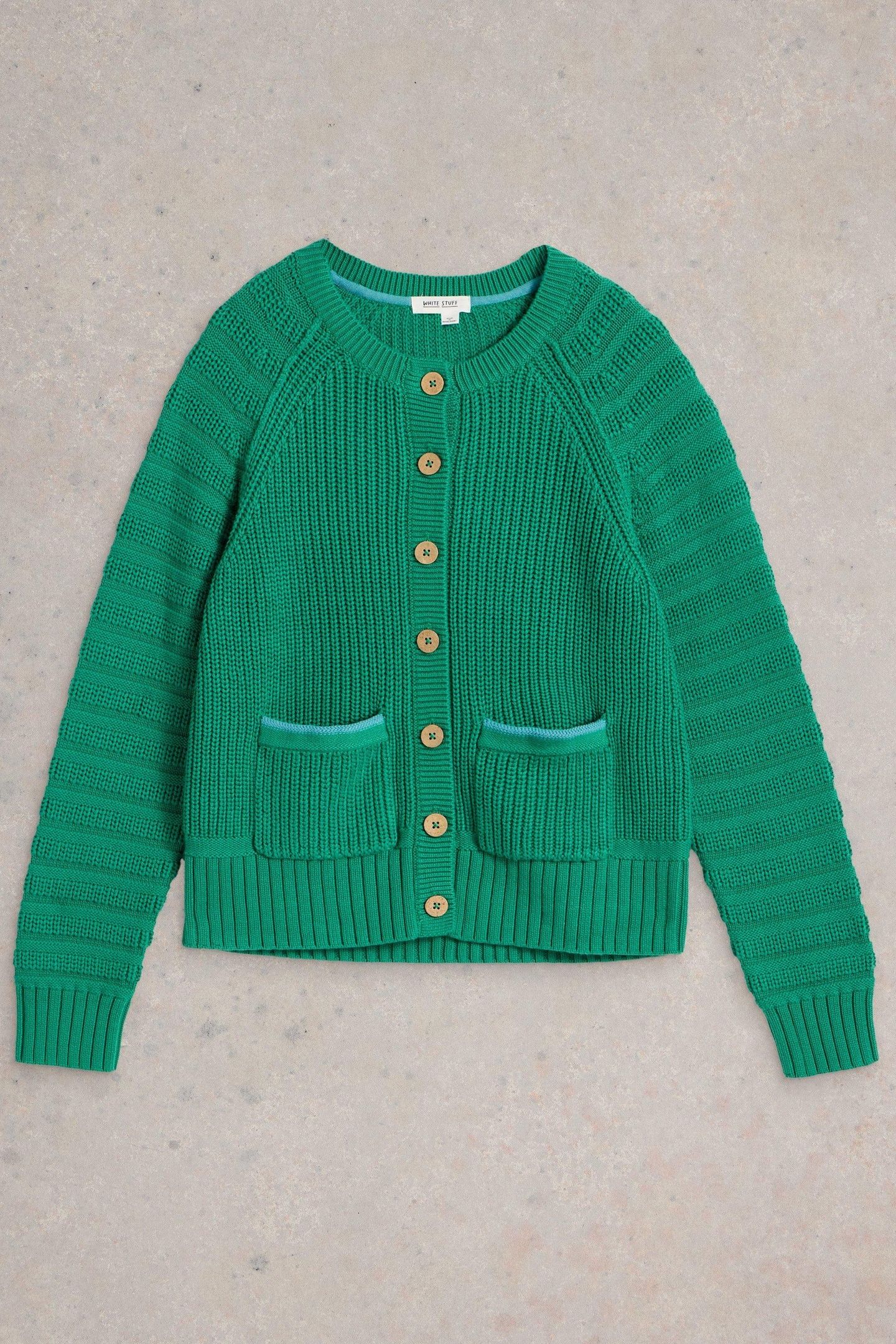 CINDY COTTON CARDI BRIGHT GREEN 5