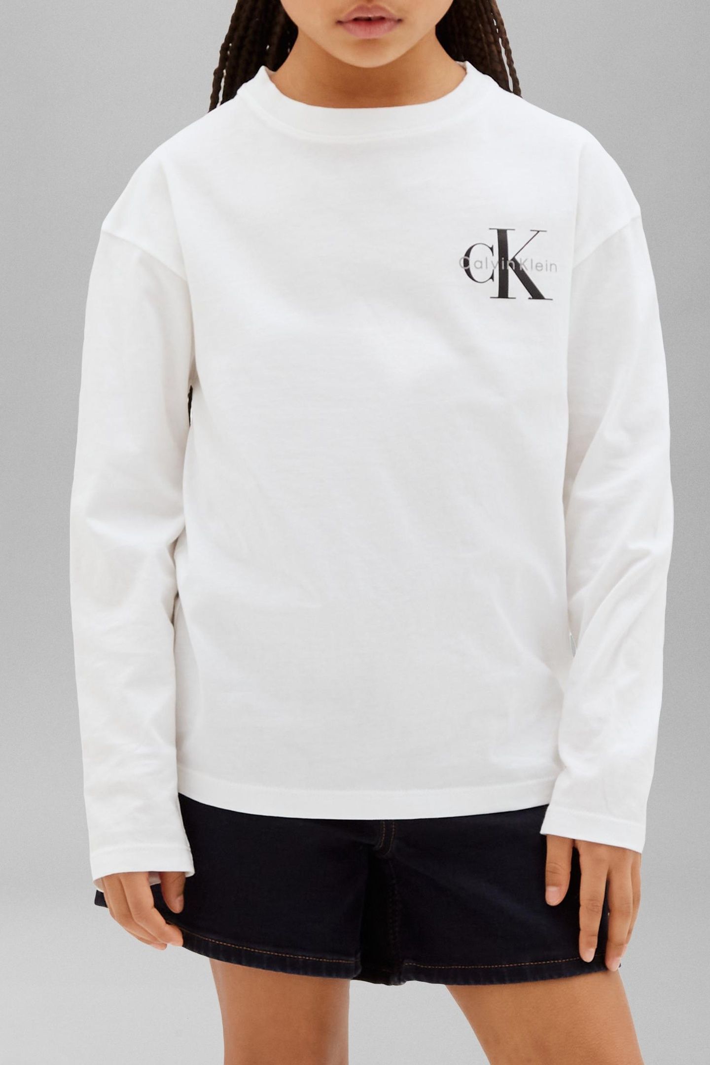UNISEX SMALL CHEST MONOLOGO BRIGHT WHITE 2