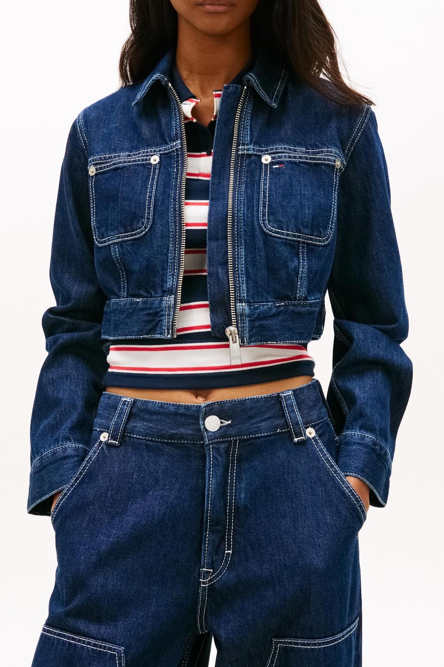 ZIP THROUGH JACKET DENIM DARK 3