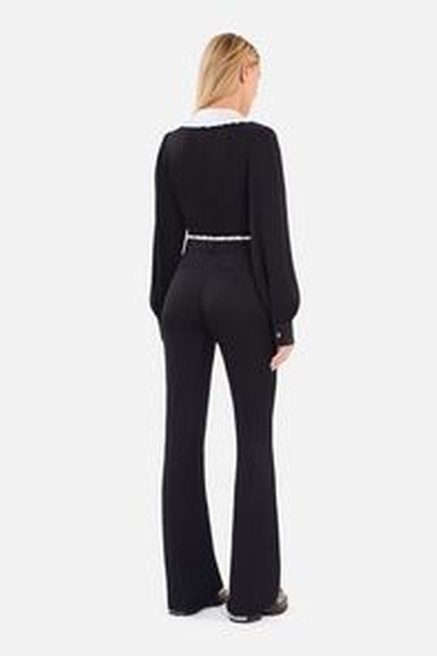 JACQUARD TROUSERS BLACK 3