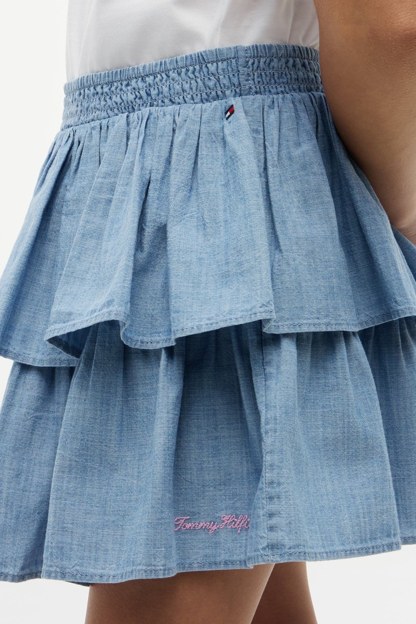 GIRLS CHAMBRAY RARA SKIRT DENIM COLOR 5