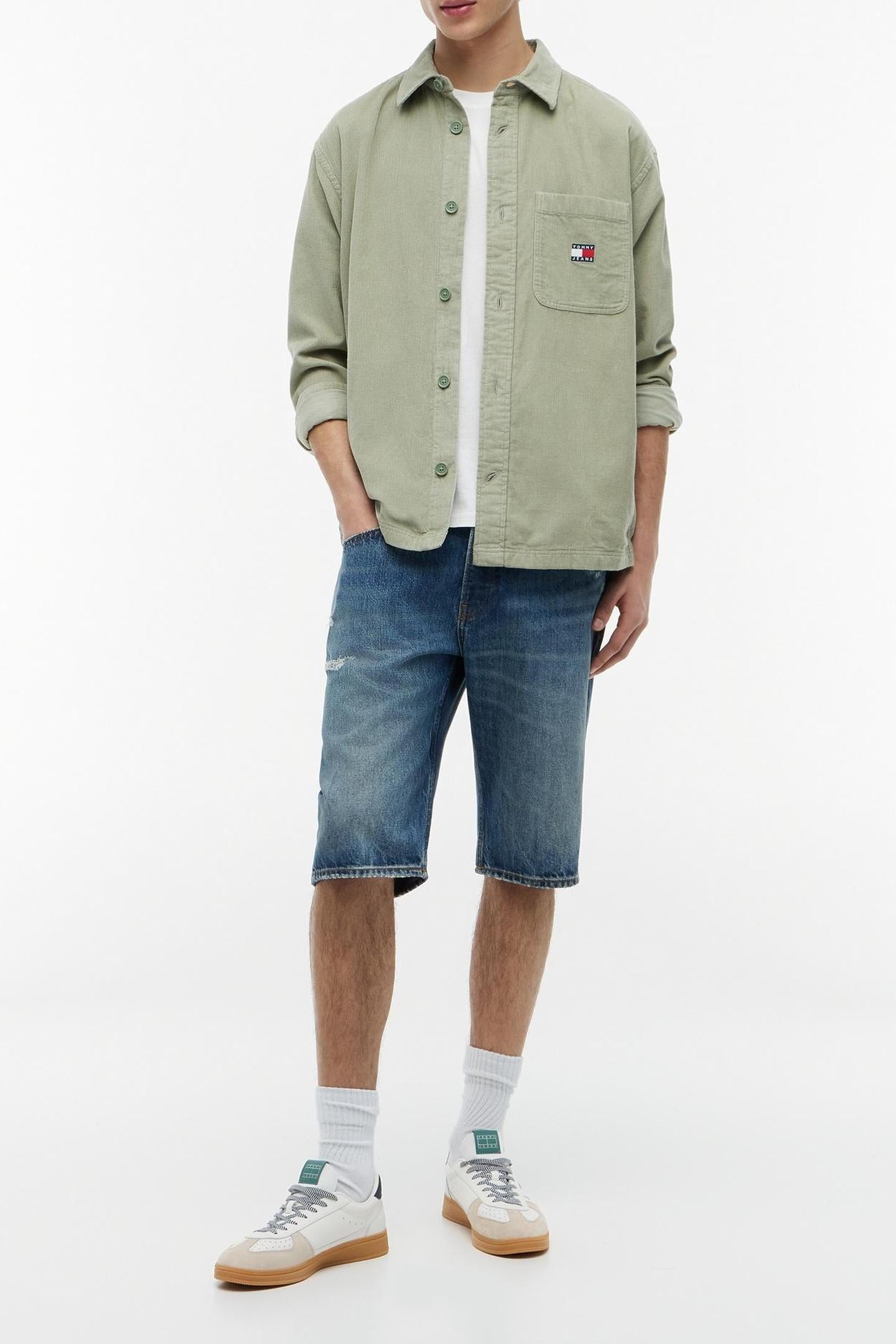 BRICK CORD OVERSHIRT SPRING OLIVE 3