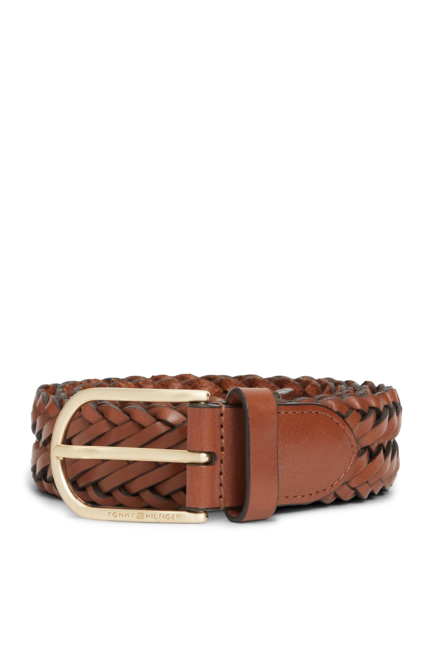 ARCHIVE WOVEN LEATHER BELT WINTER COGNAC 2