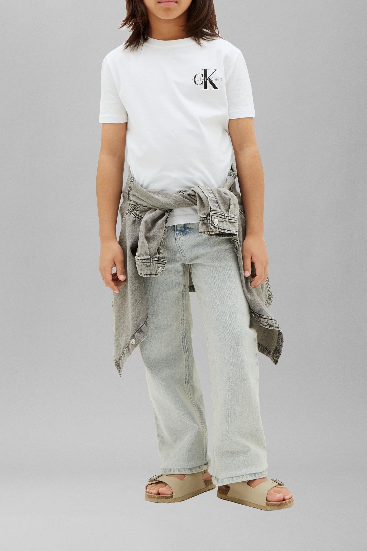 UNISEX SMALL CHEST MONOLOGO BRIGHT WHITE 5