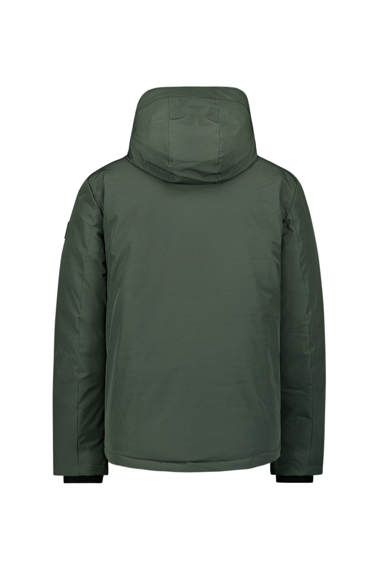 JACKET SHORT FIT HOODED PADDED DARK STEEL 2