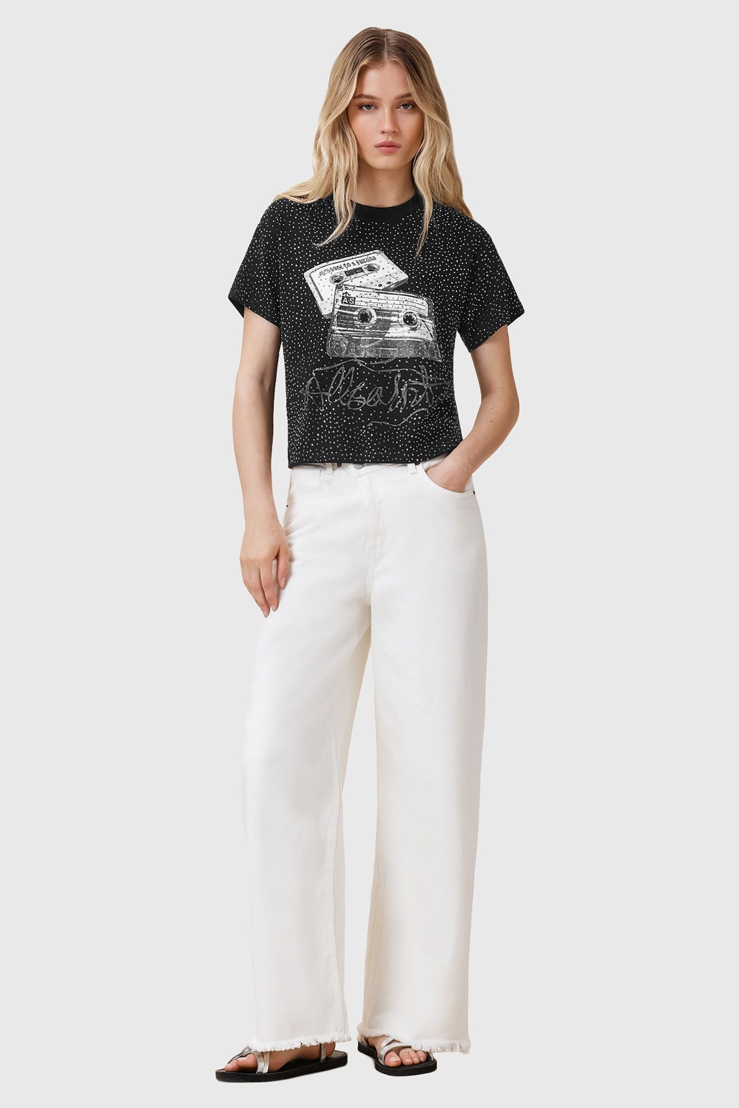 REEL ELLE TEE BLACK 1