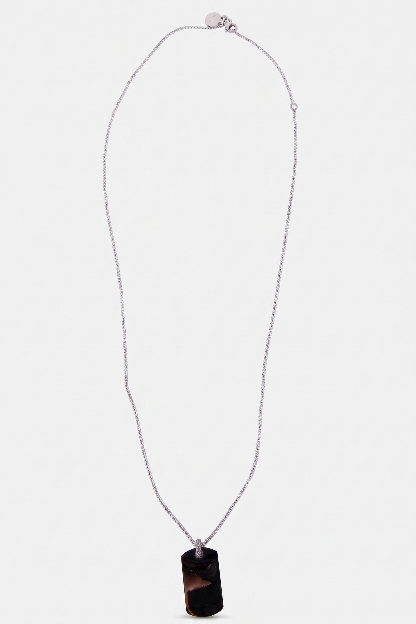 PLATE CHARM KETTE SILVER 2