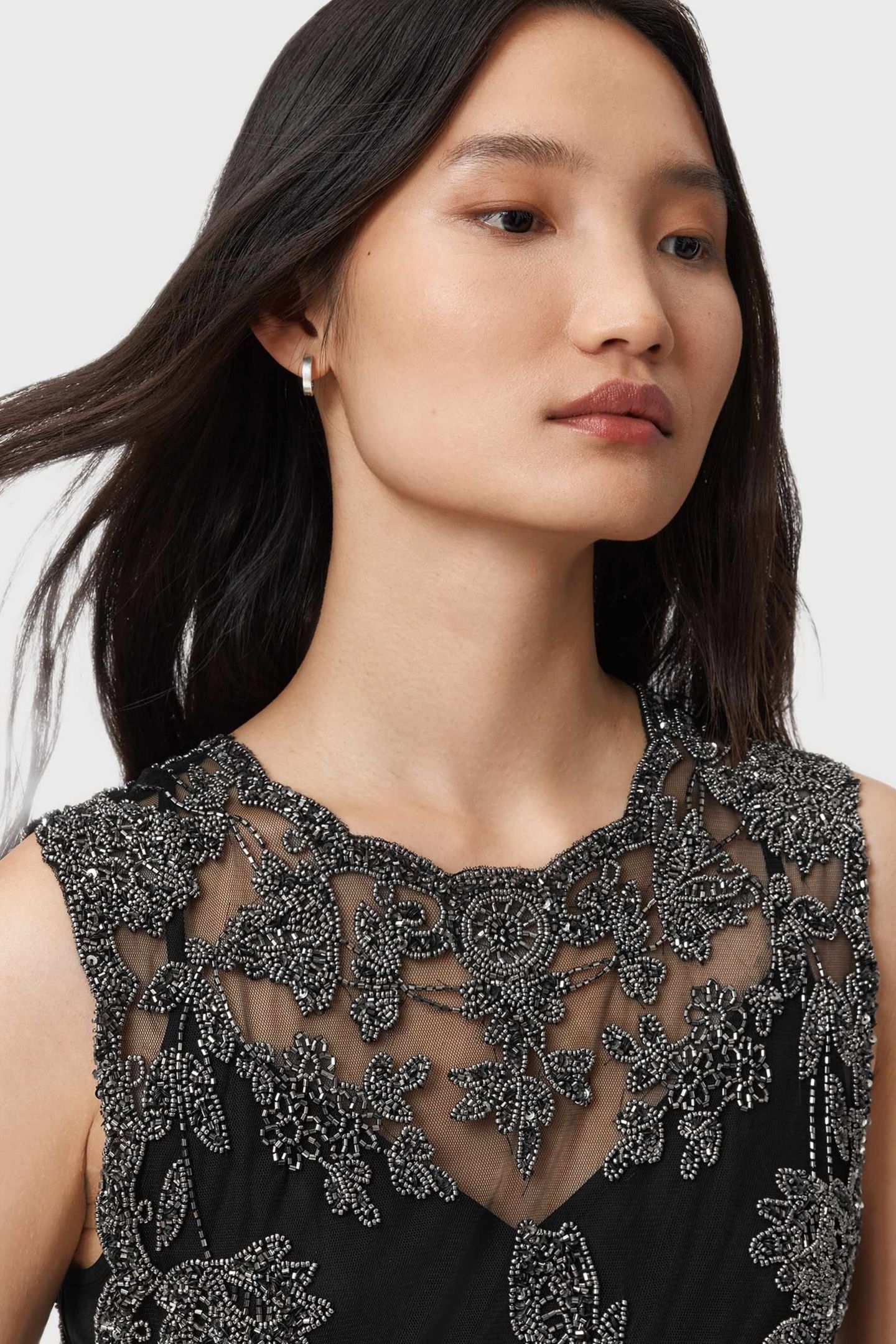 INAYA EMB DRESS BLACK 7