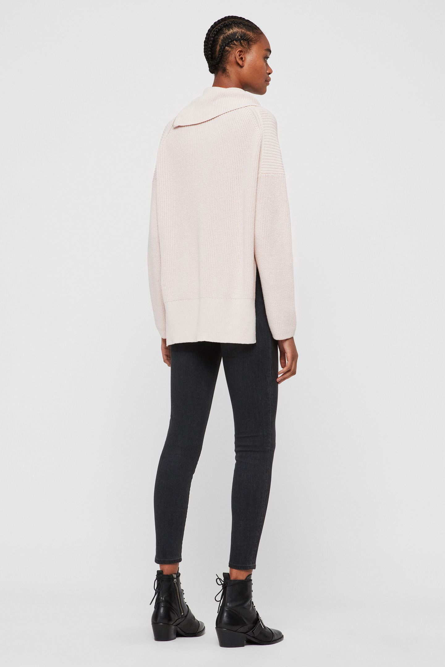 KADINE ROLL NECK HUSH PINK 4
