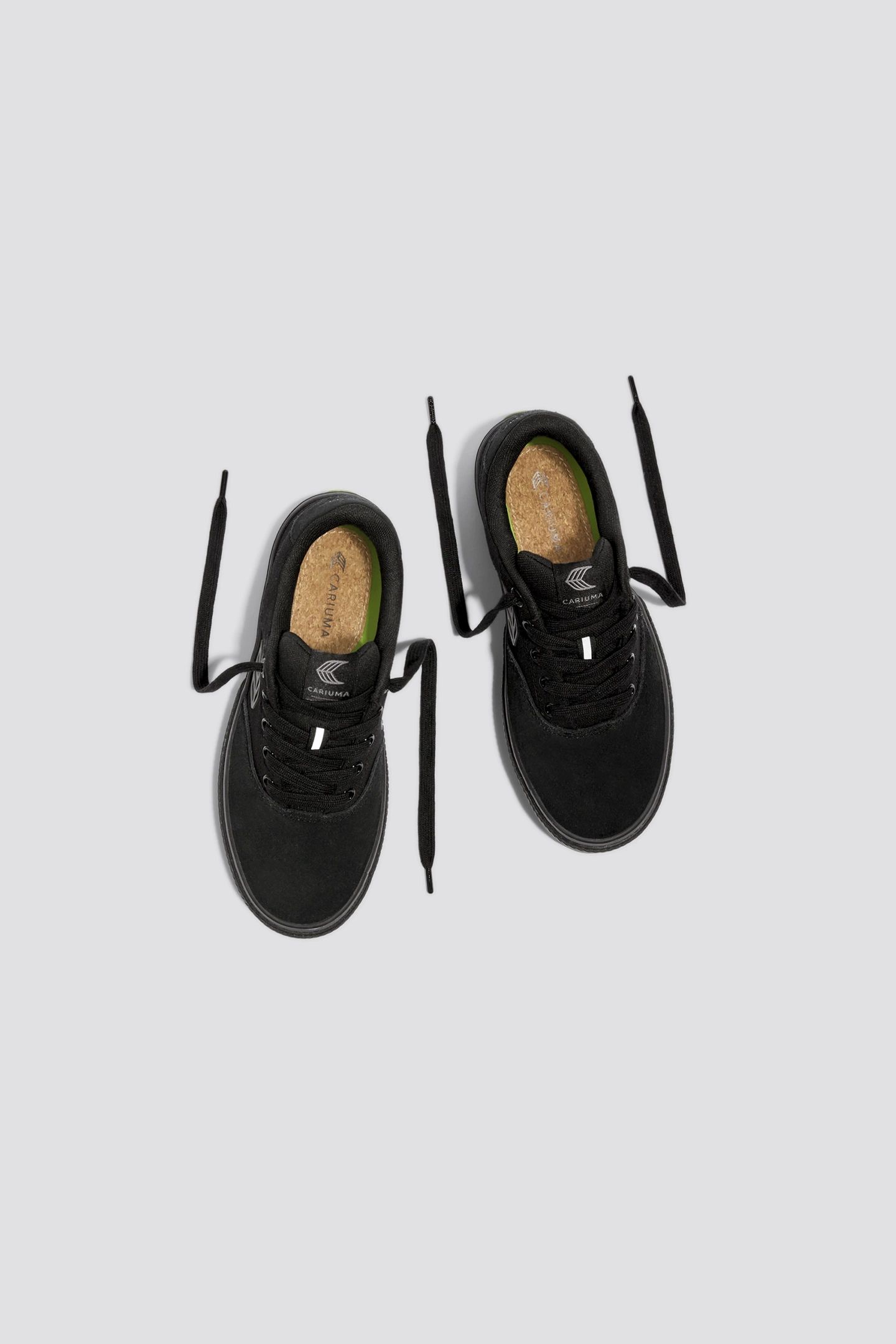 NAIOCA PRO SUEDE AND CANVAS STRIPE ALL BLACK 5