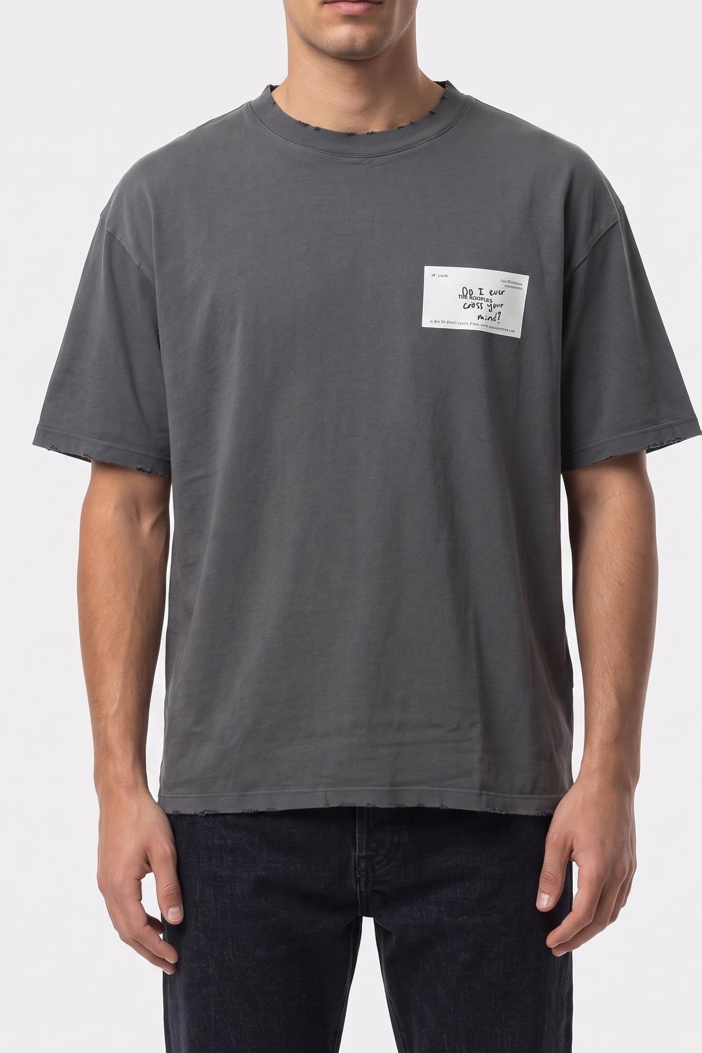 SHORT-SLEEVED T-SHIRT WITH PRINT DARK BLUE 1