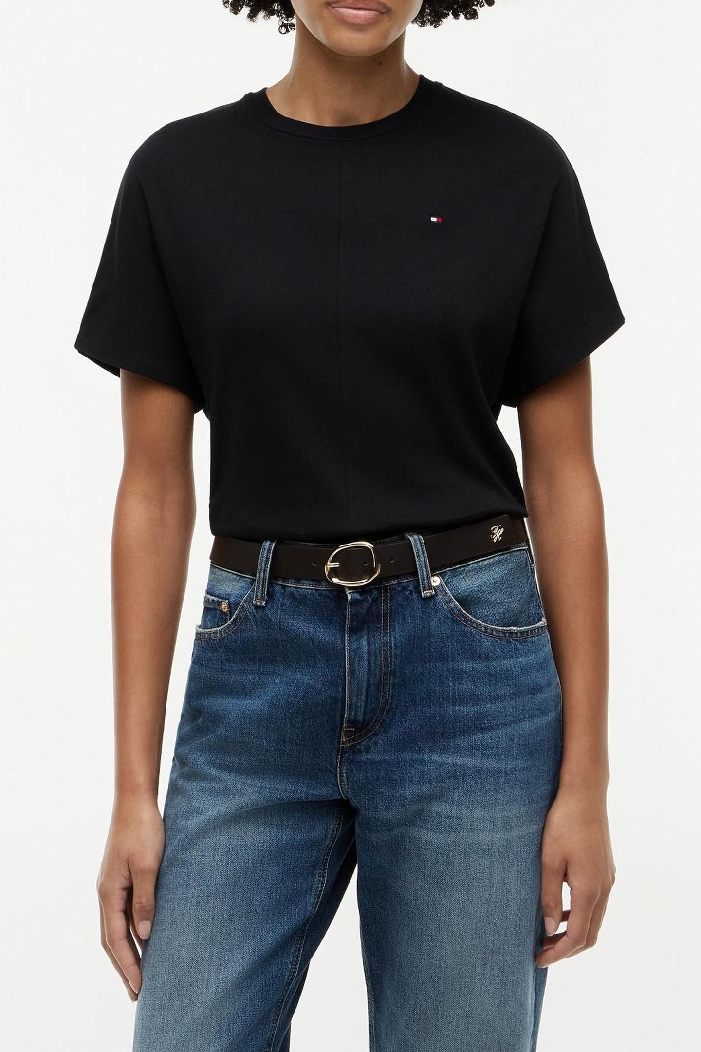 CODY REGULAR BATWING C-NECK BLACK 1
