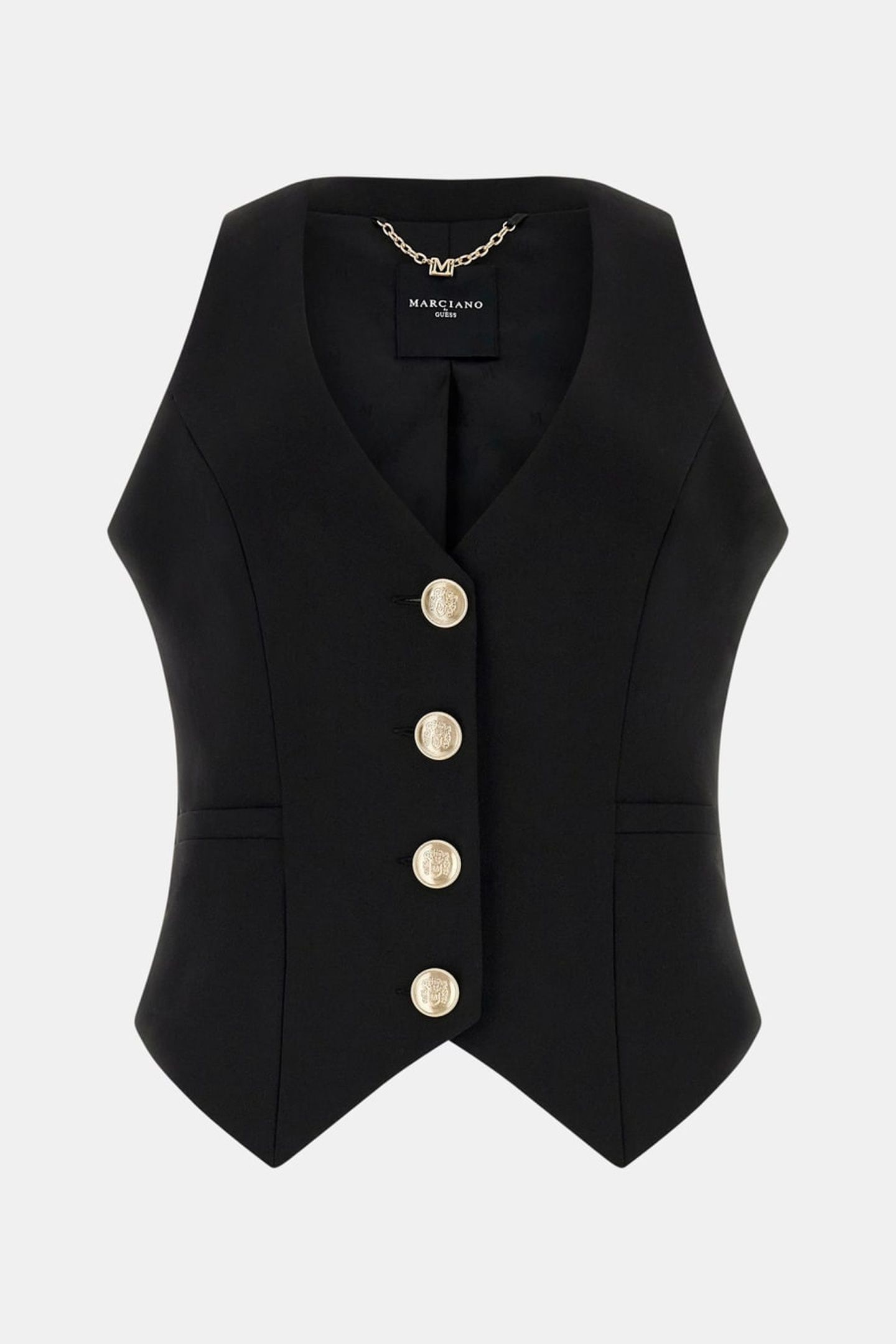 CELIA VEST JET BLACK A996 3