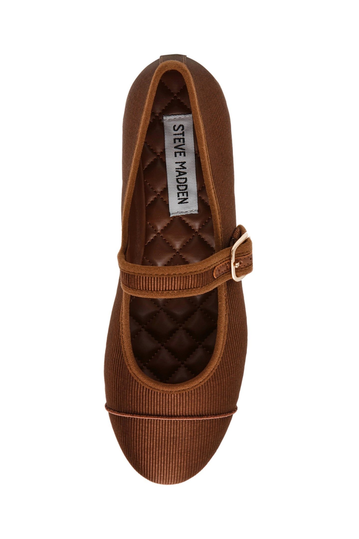 DORY FLAT SHOES BROWN SATIN 6