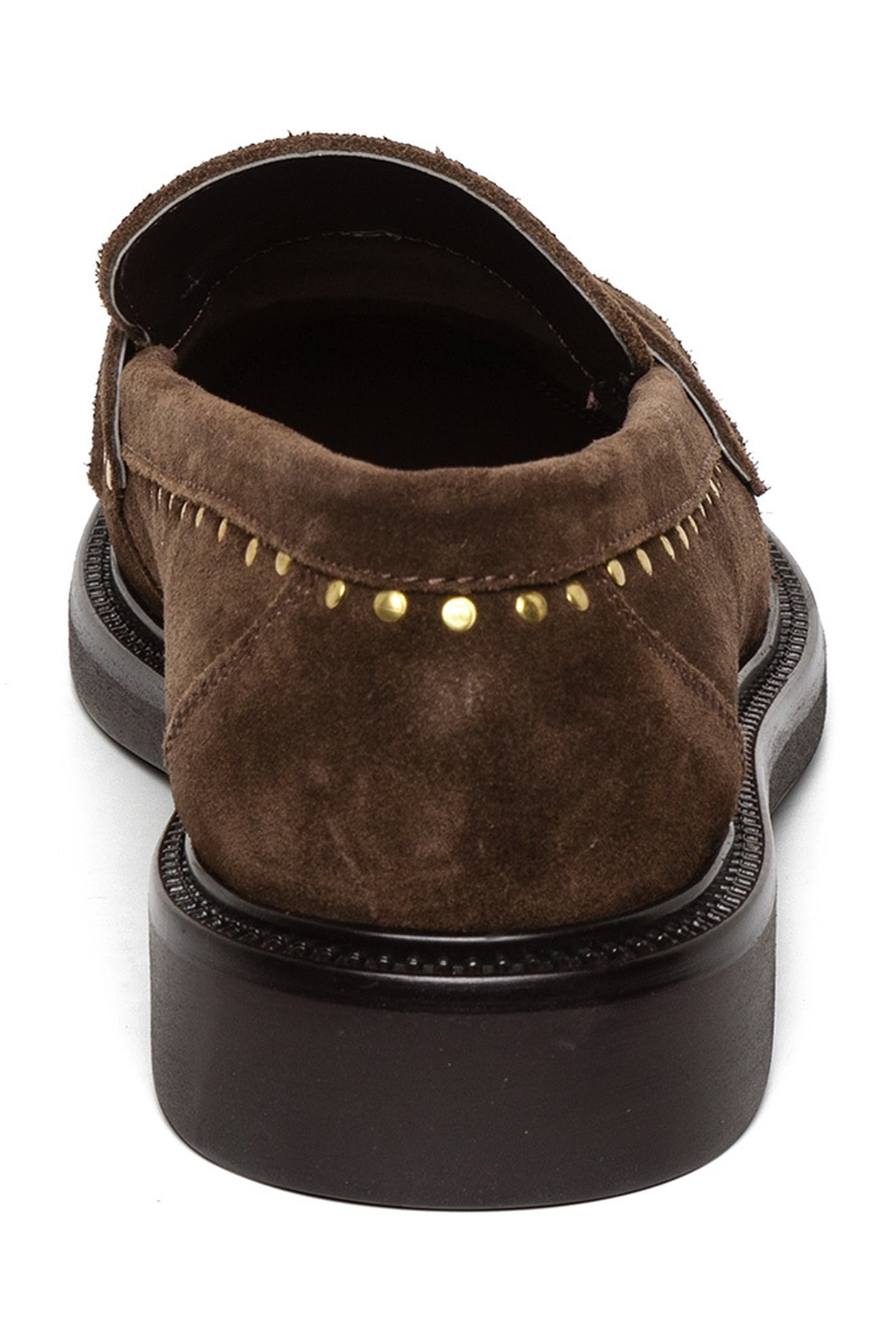 HARLOE FLAT SHOES BROWN/GOLD 4