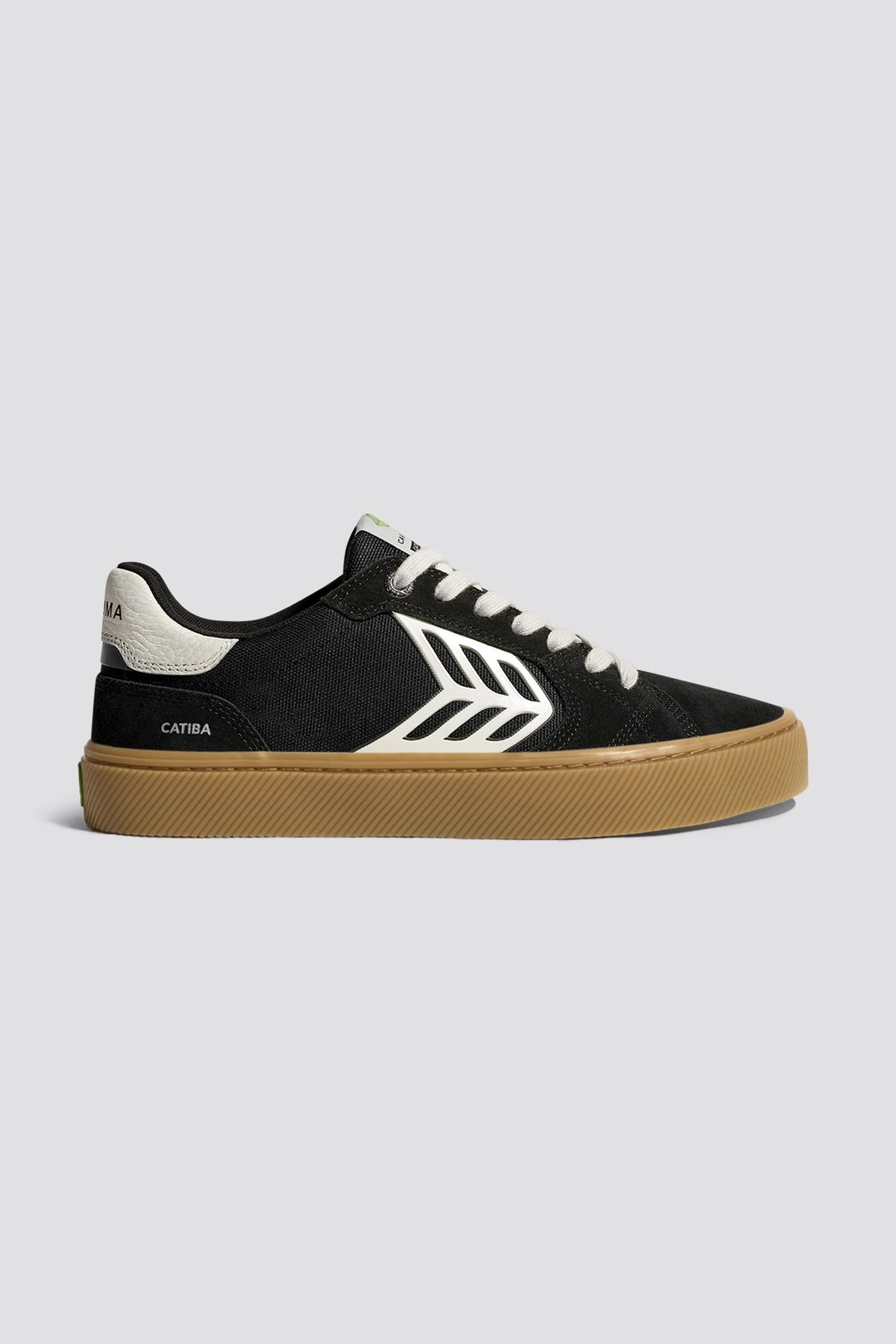 CATIBA PRO 2.0 SUEDE AND CORDURA GUM BLACK IVORY LOGO 1