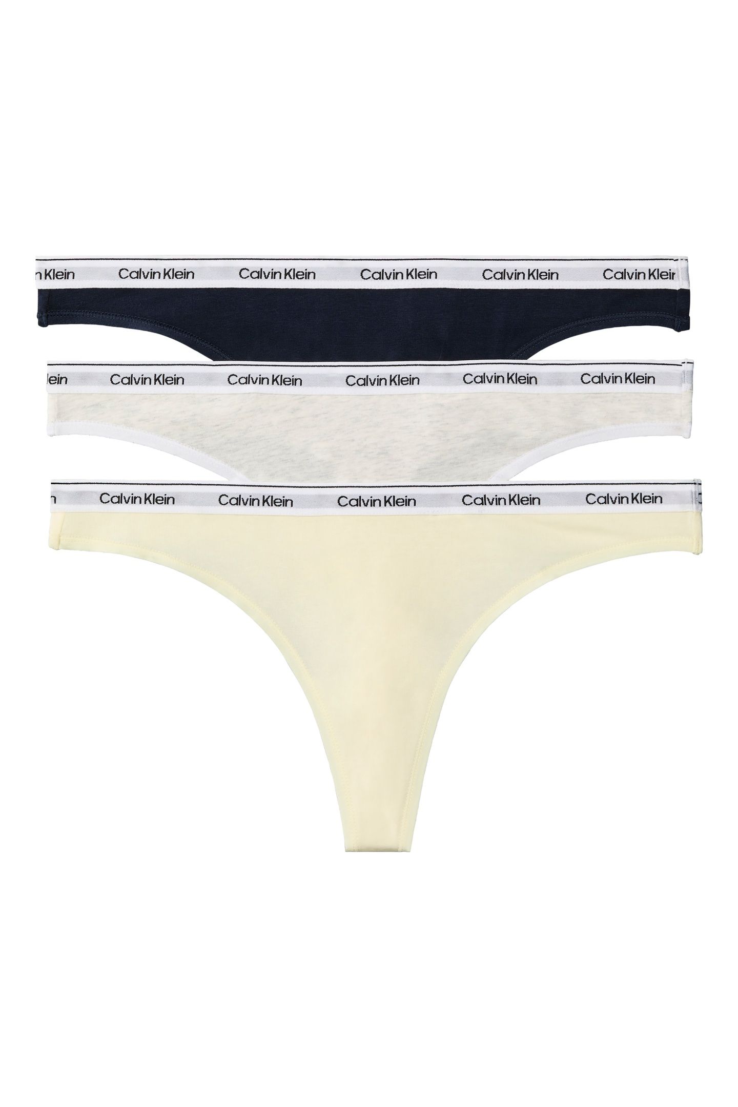 THONG 3-PACK SHORELINE/SNOW HEATHER/PEAR SORBE 1