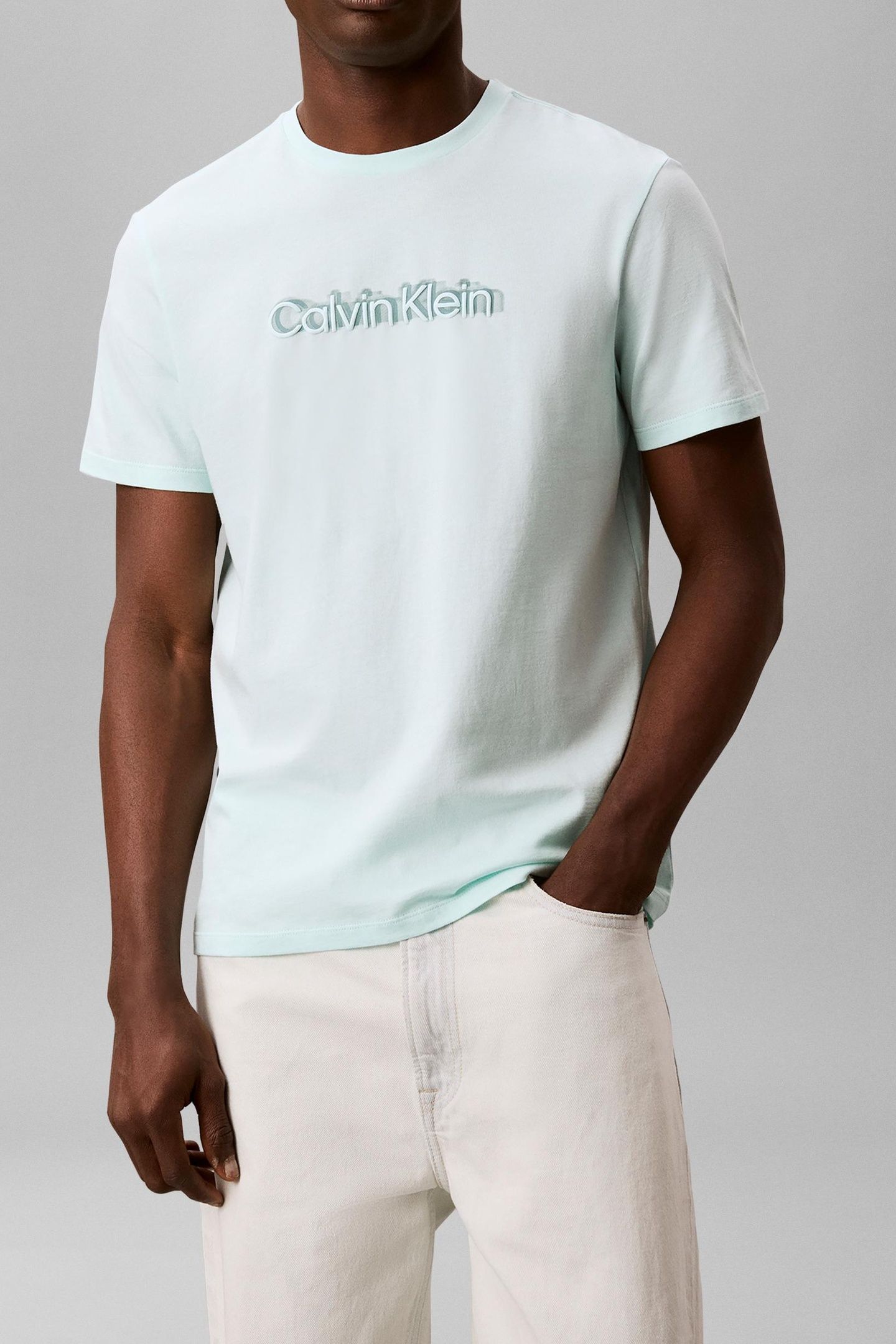 SS 30S PUFF GRAPHIC TEE GLACIER MIST 1