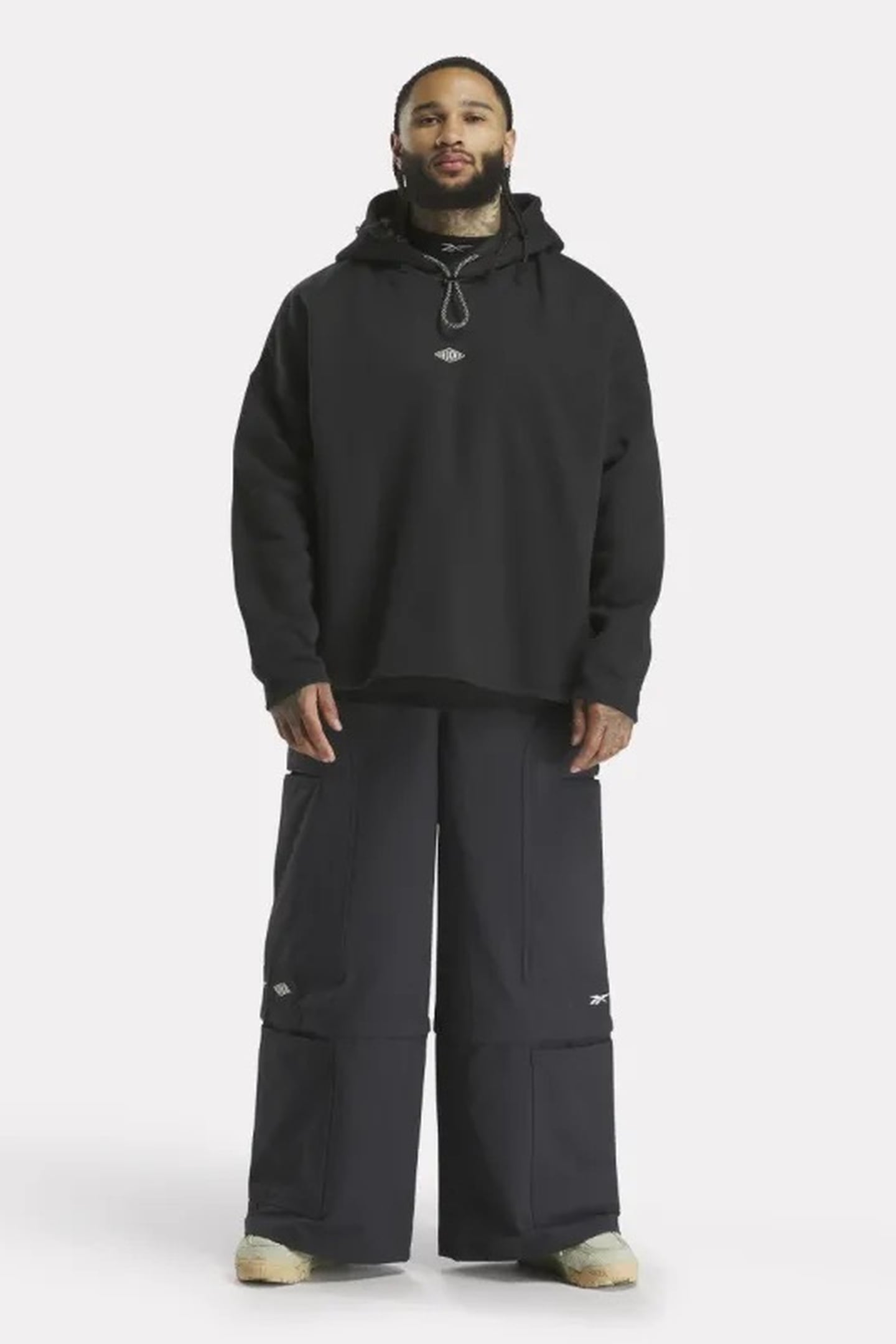 UNISEX RBK TOBE HOODIE BLACK 1