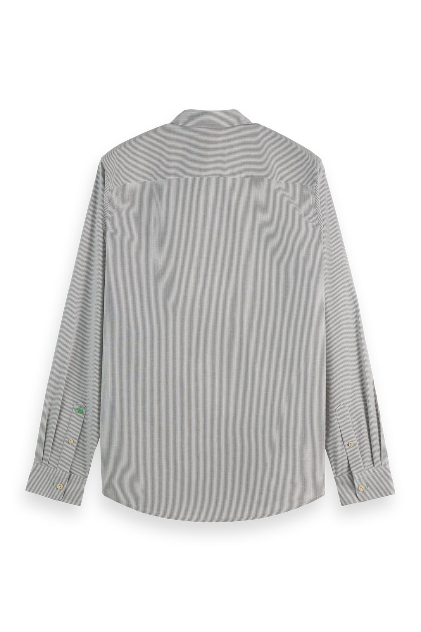 STRIPED SLIM-FIT POPLIN SHIRT GULL / WHITE STRIPES 4