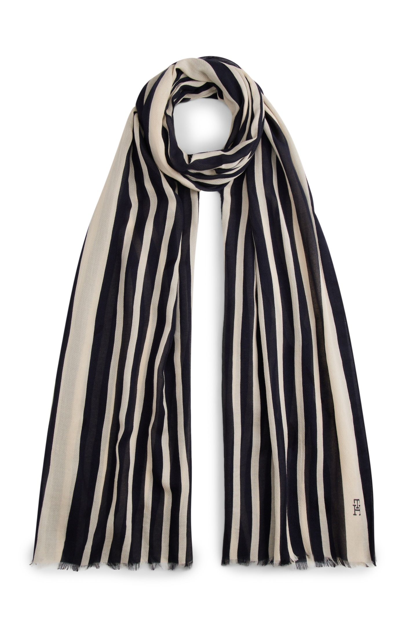 TH ELEVATED CHIC SCARF SPACE BLUE 2