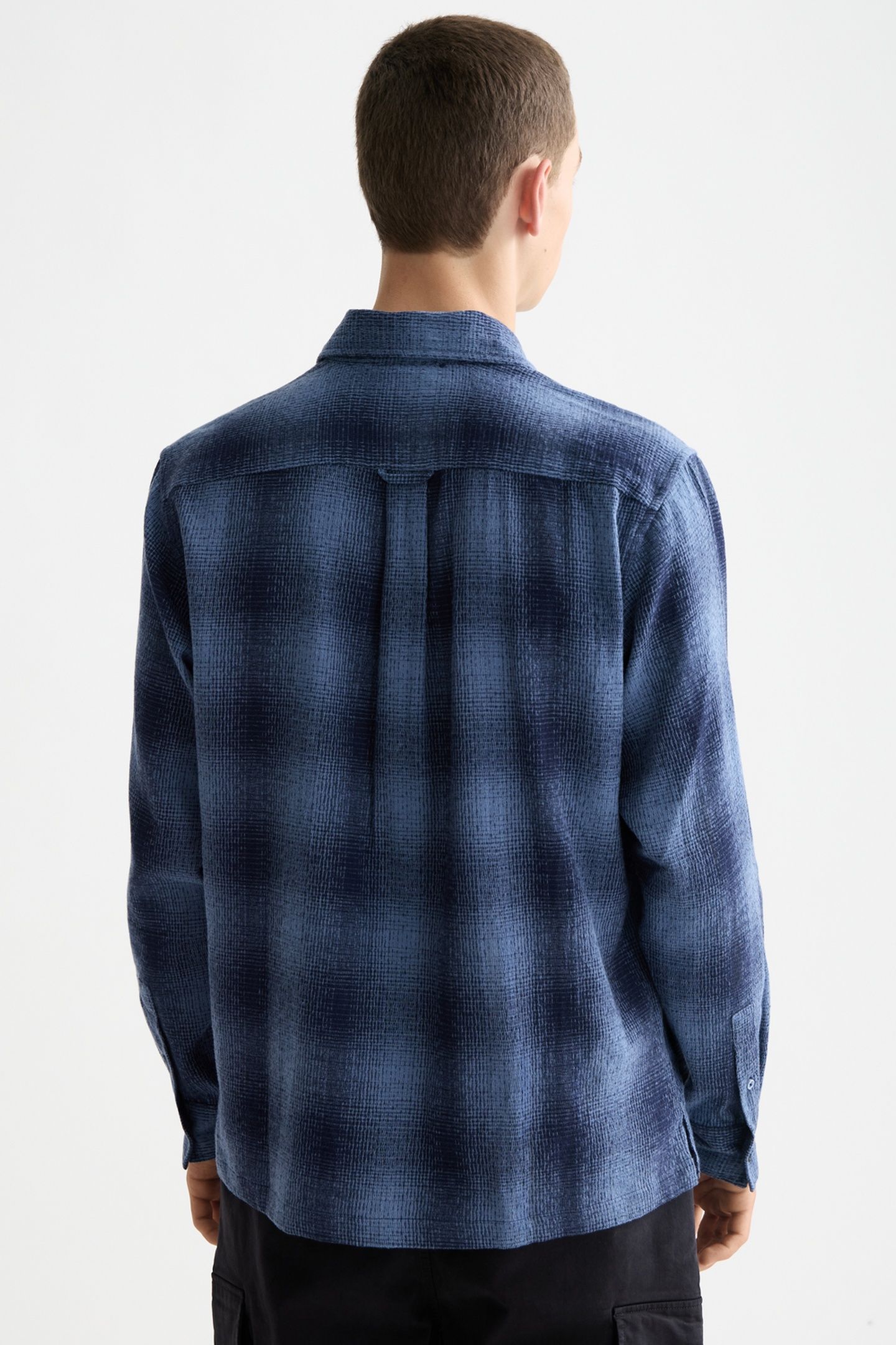 SHADOW CHECK SHIRT PEACOAT SHADOW CHECK 3