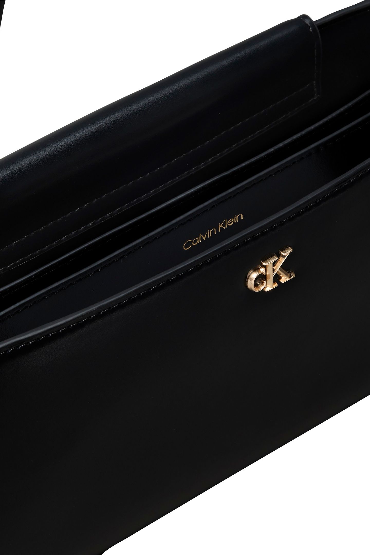 CK ELONGATED SHOULDER BAG BLACK 3