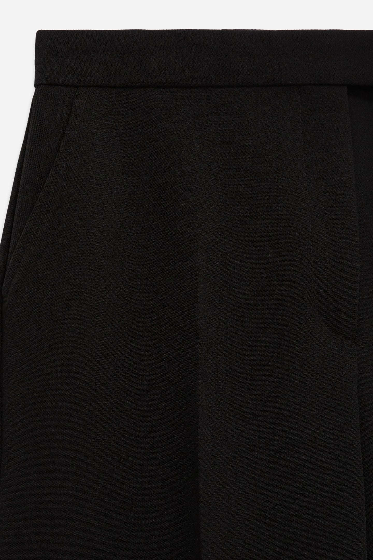 STRAIGHT-LEG SUIT TROUSERS BLACK 6